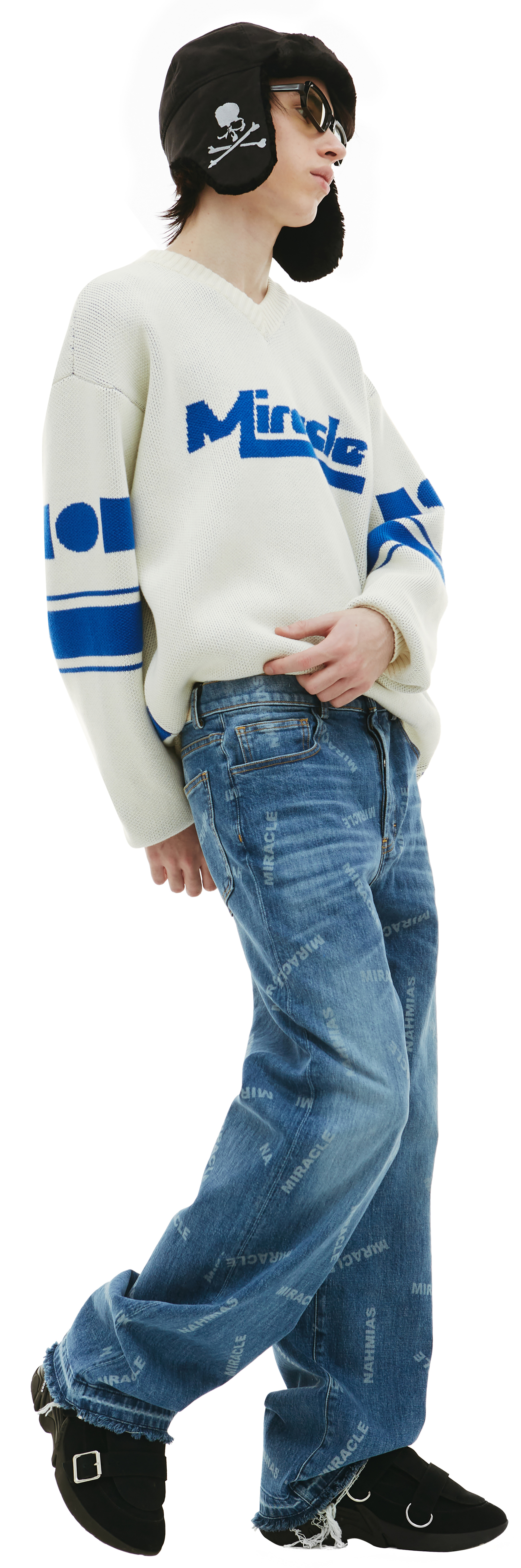 Nahmias Miracle logo jeans