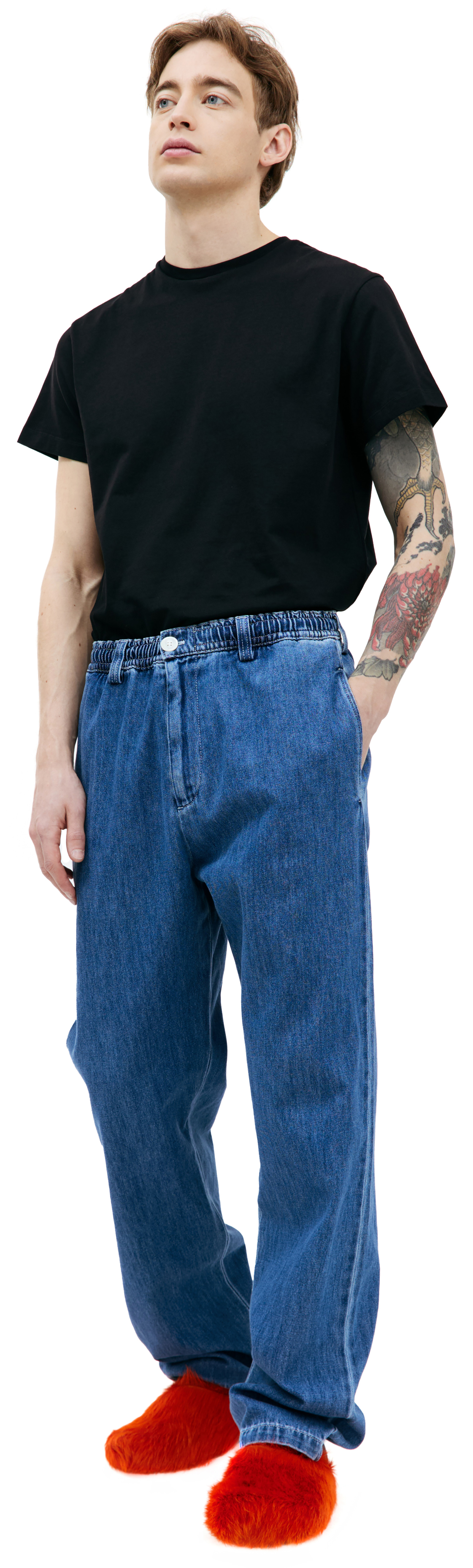 Marni Прямые джинсы на резинке