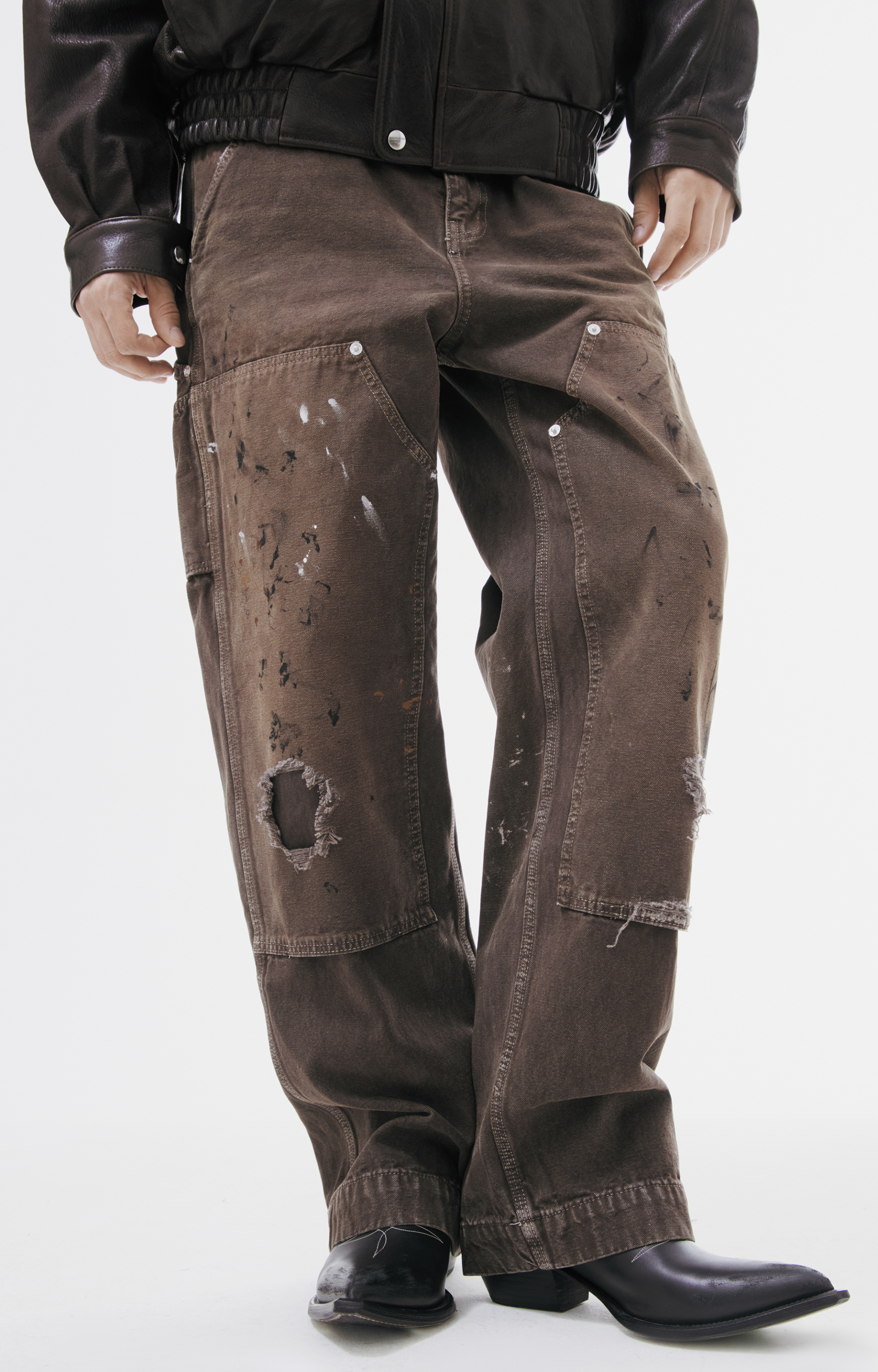 Enfants Riches Déprimés Jeans with a distressed look