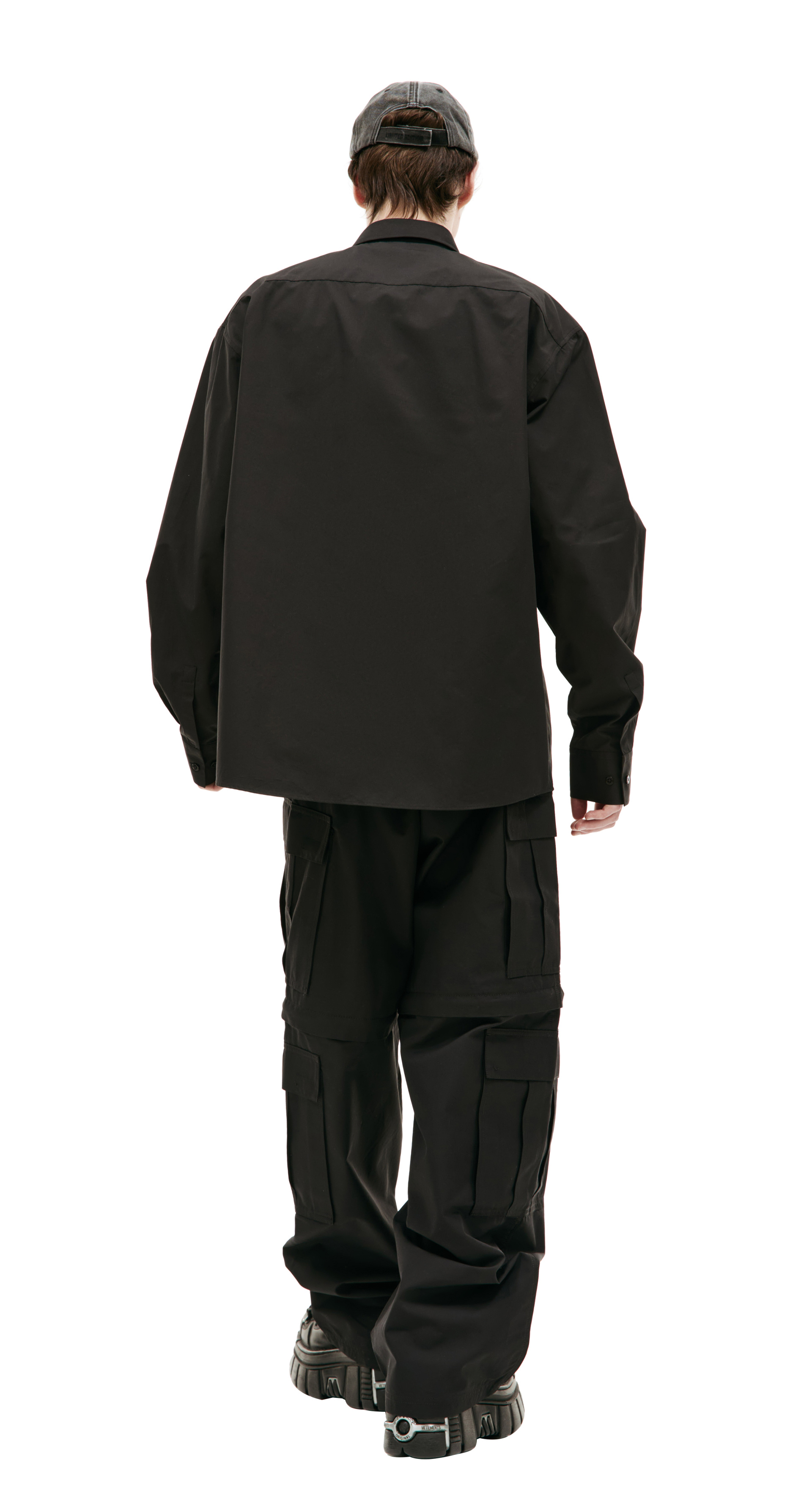 VTMNTS Barcode printed shirt