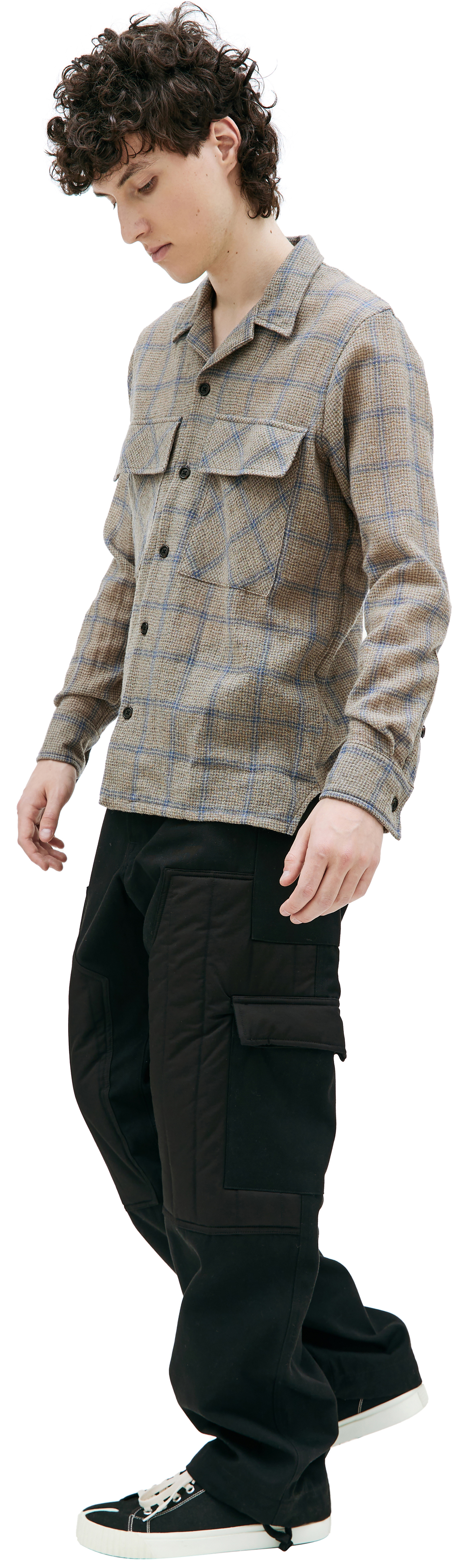 BTFL Checked shirt with patch pockets