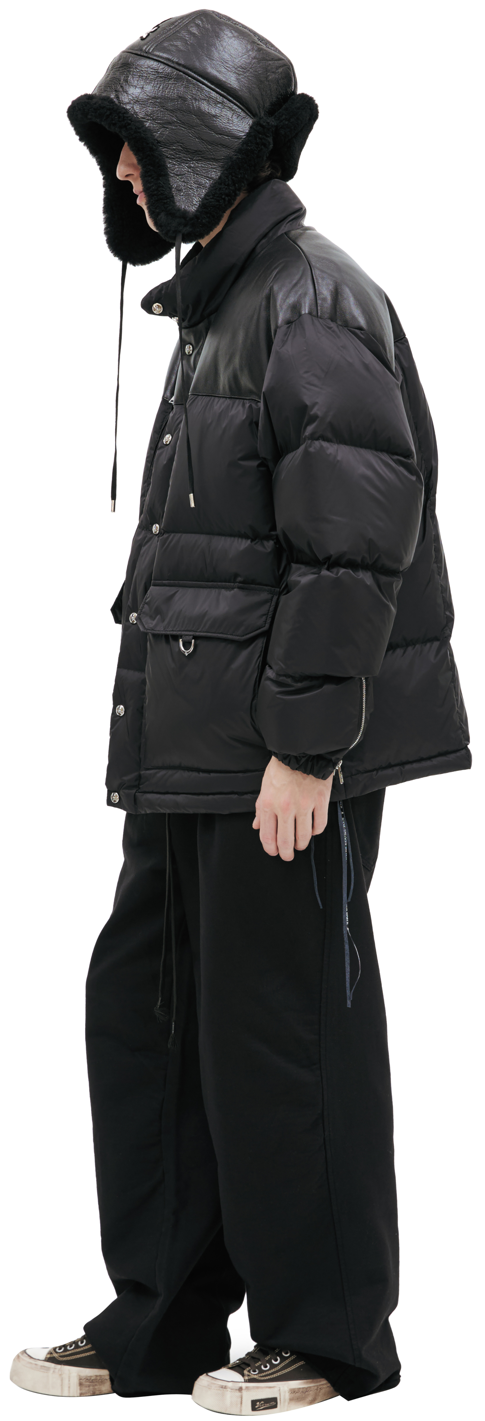 Mastermind WORLD Down jacket with patch pockets