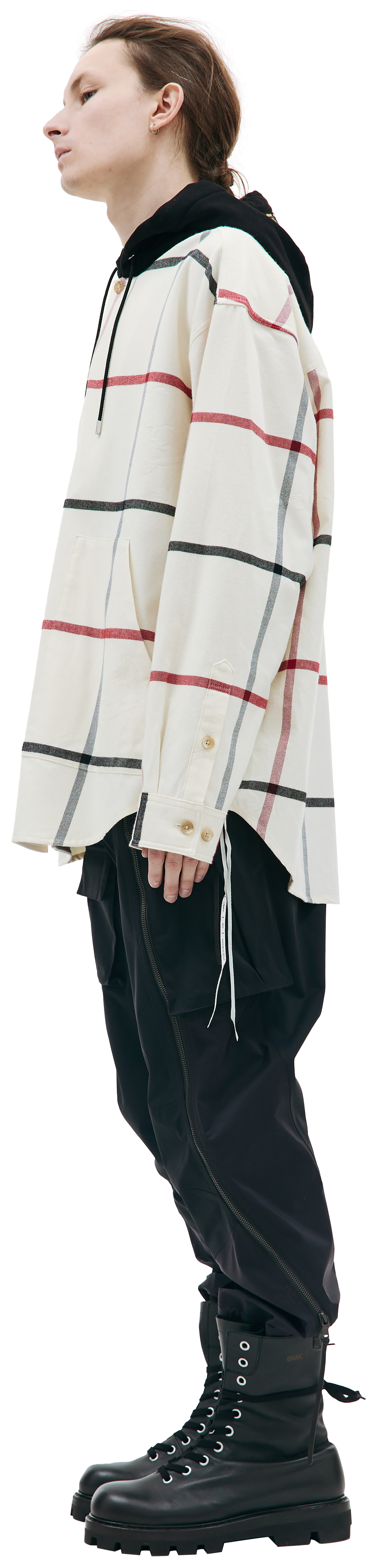 Mastermind WORLD Cotton hooded shirt