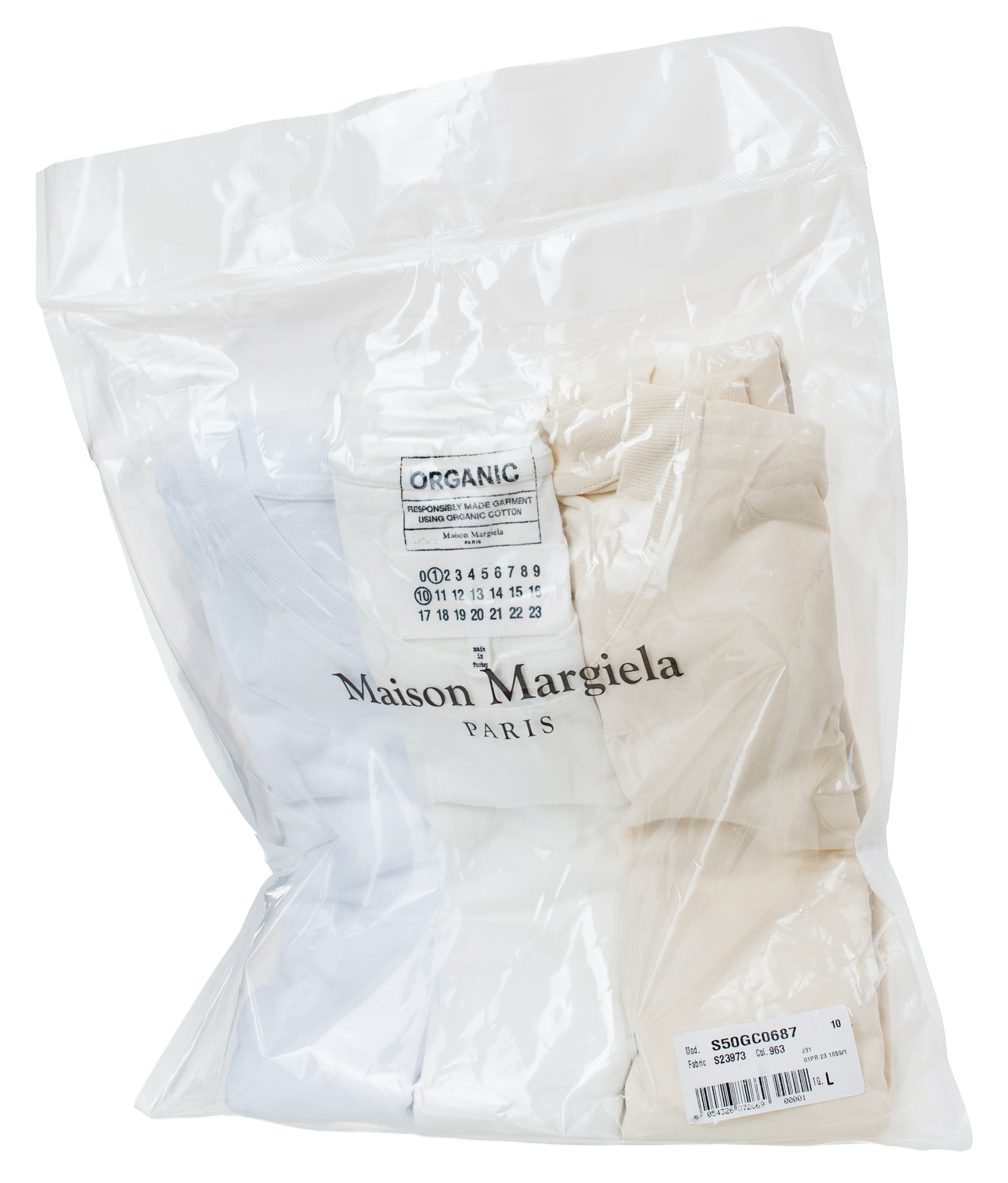 Maison Margiela Пак из 3-х базовых футболок