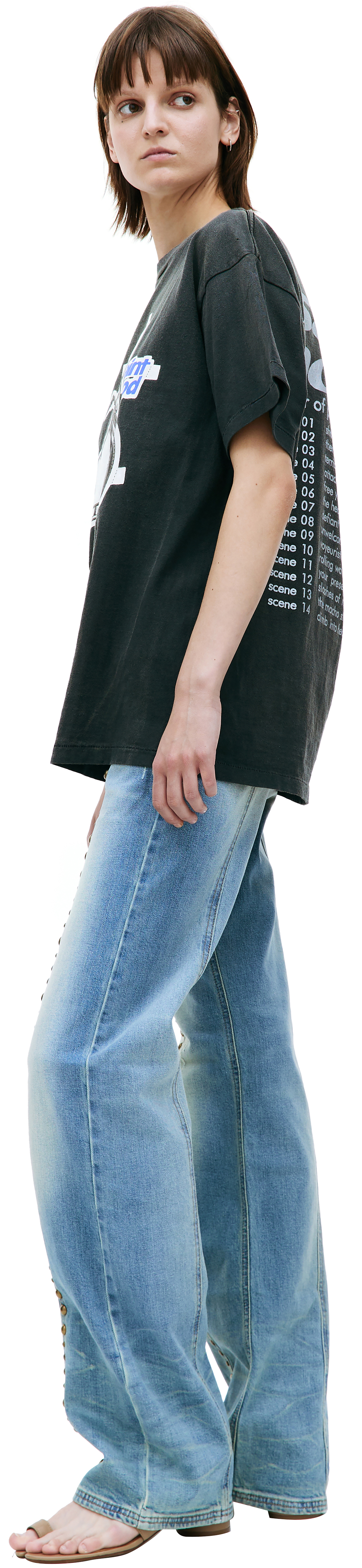 Saint Michael Saint Michael x Neighborhood printed t-shirt