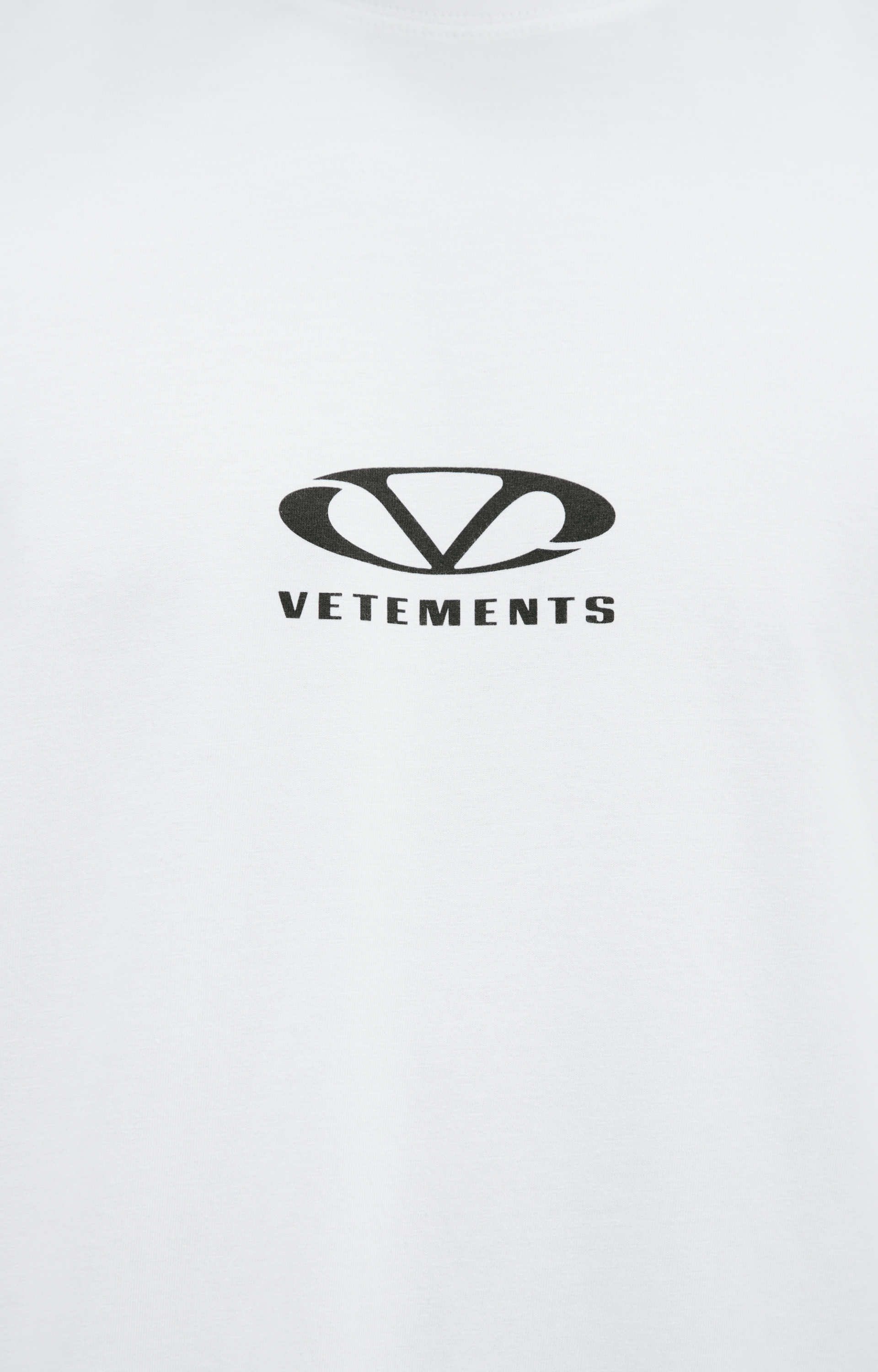 VETEMENTS White cotton T-shirt