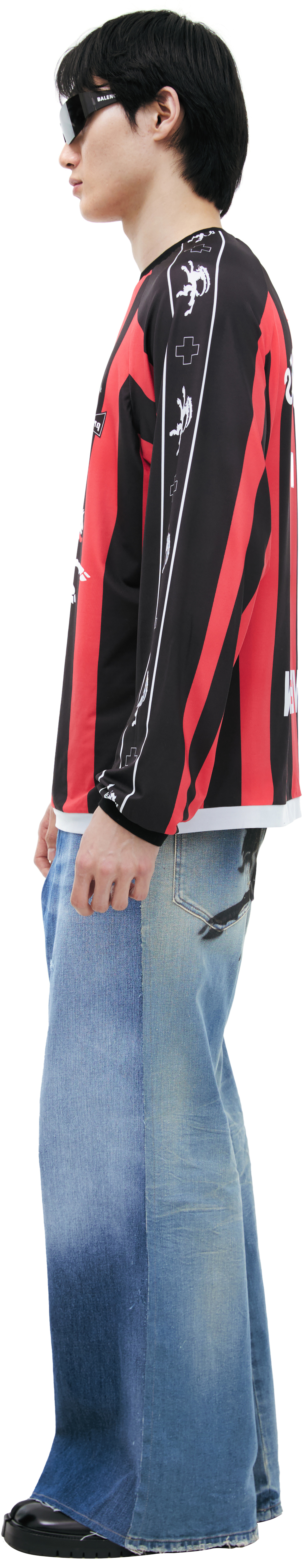 PROTOTYPES Striped Printed Longsleeve