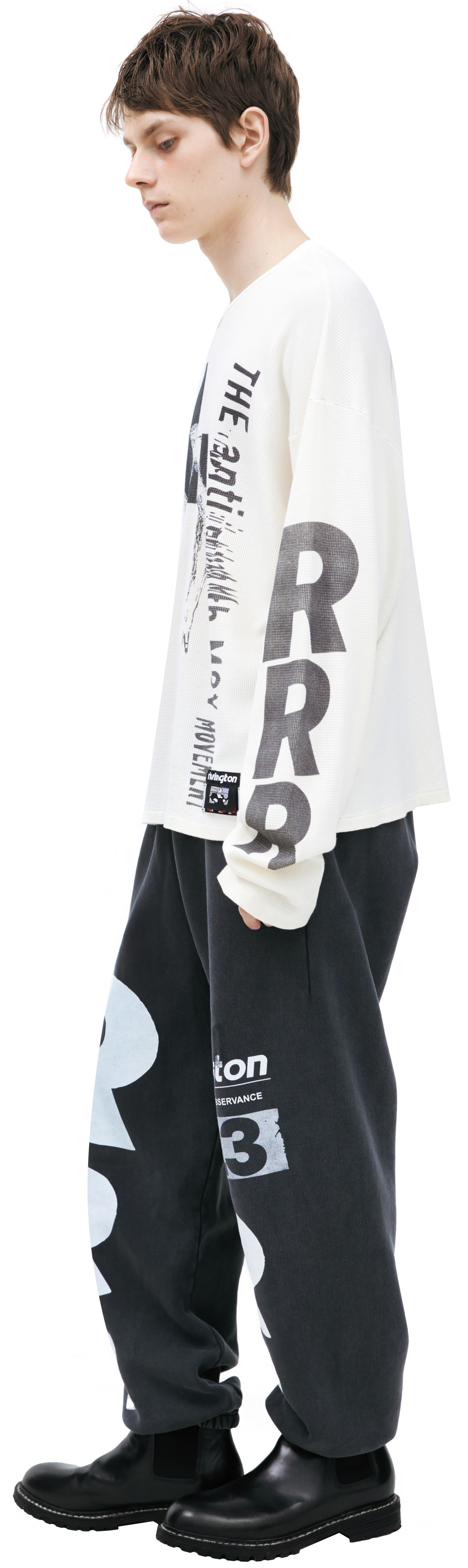 RRR123 White Printed Longsleeve