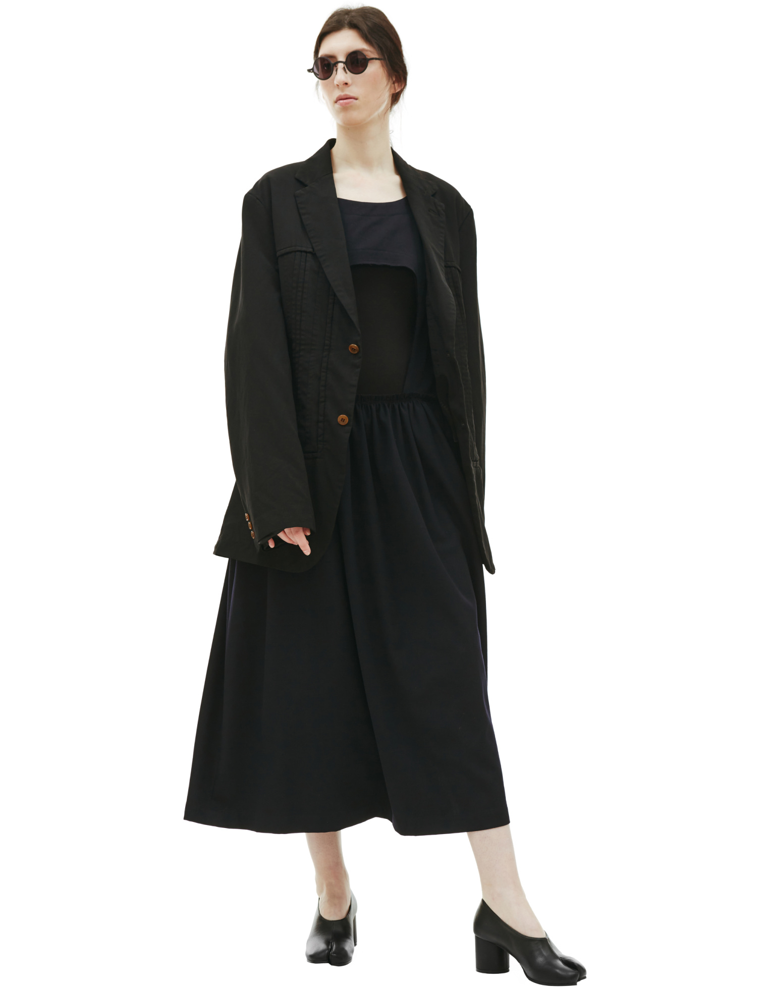 Comme des Garcons Homme plus Черный приталенный пиджак