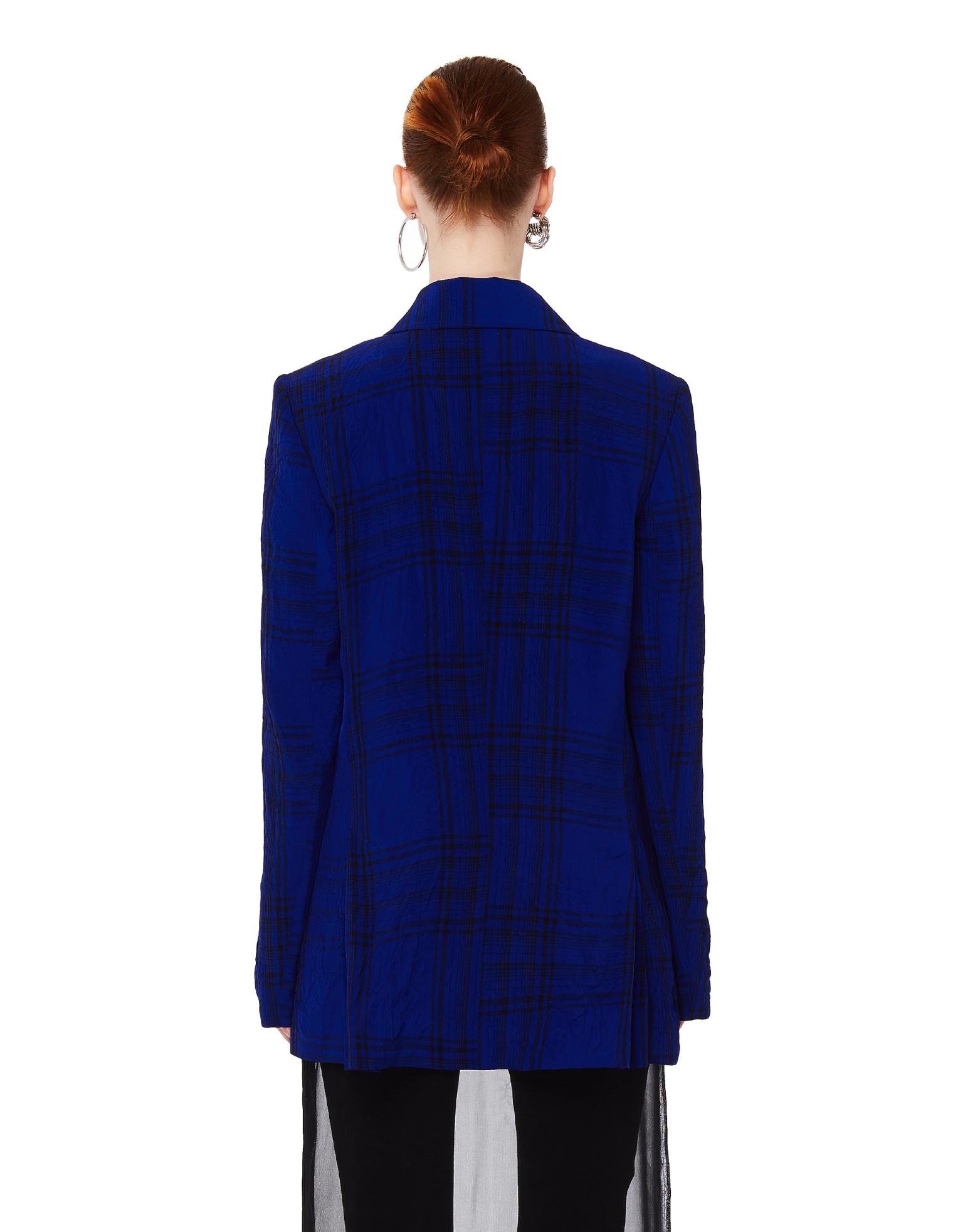 Haider Ackermann Двубортный жакет в клетку