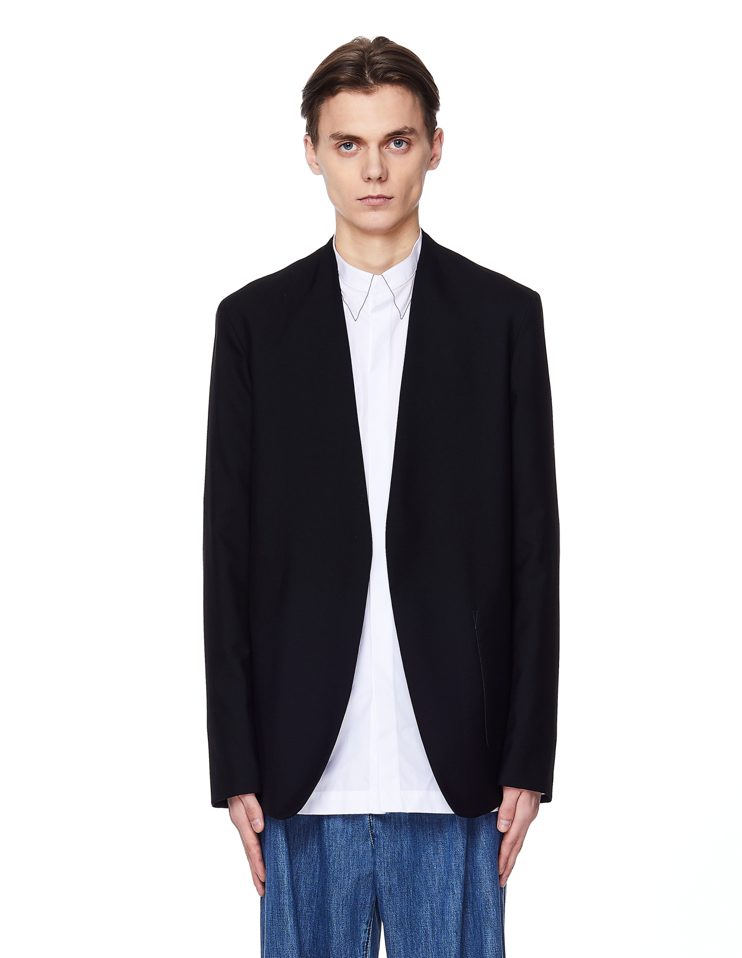 Maison Margiela Пиджак из тонкой шерсти