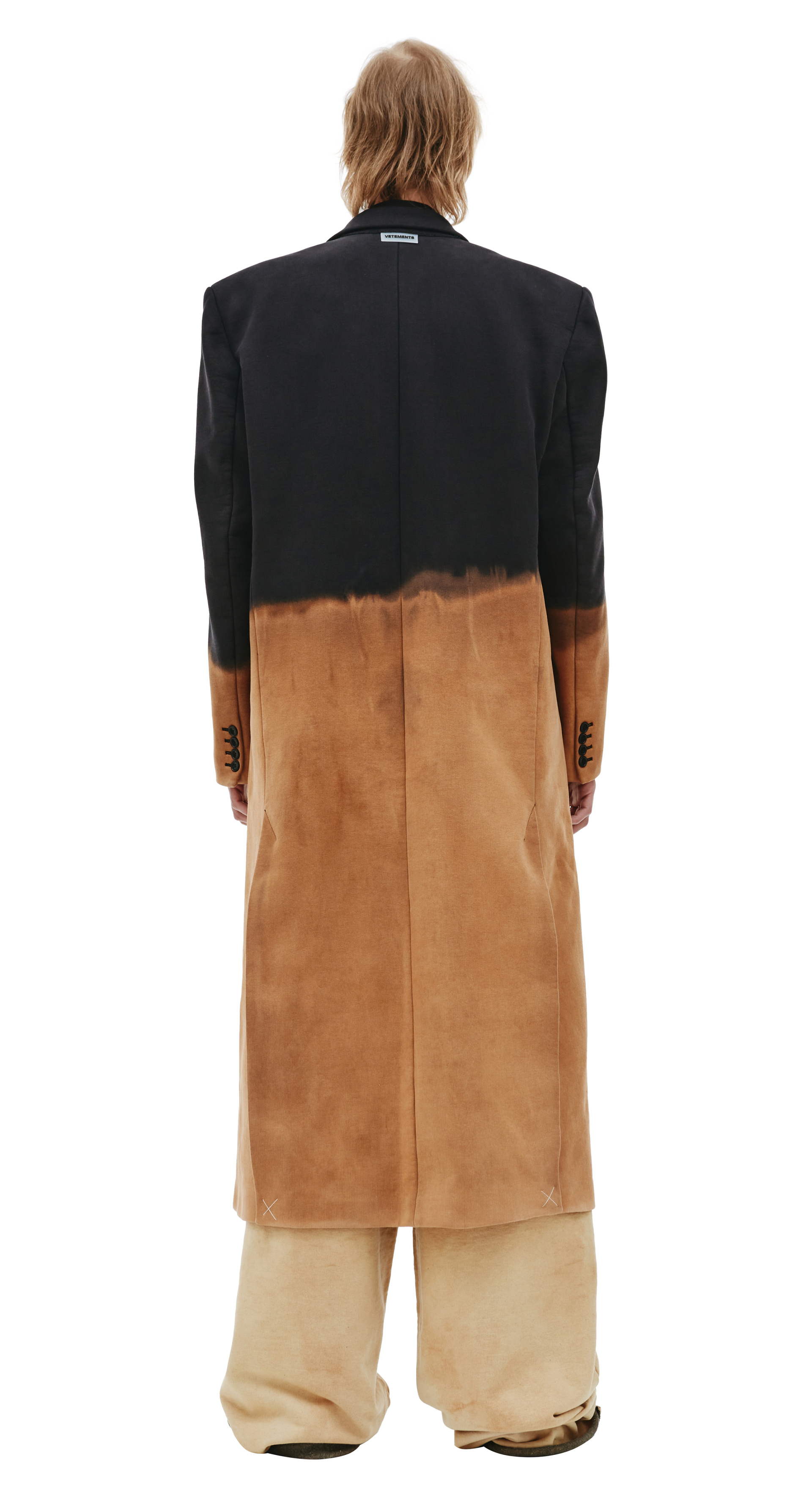 VETEMENTS Bleached long coat