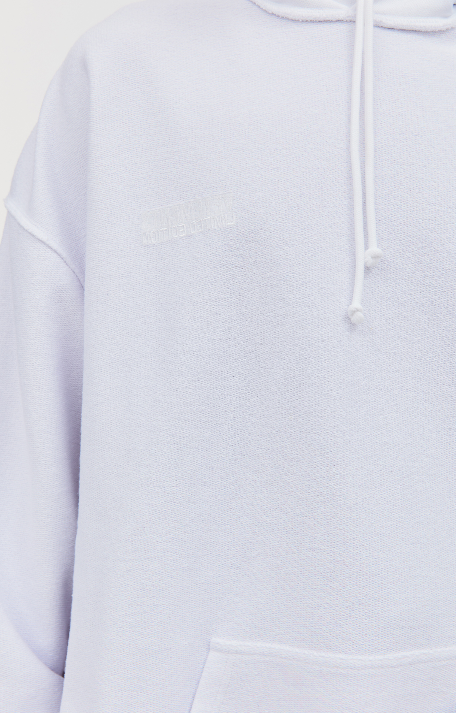 VETEMENTS Оверсайз худи со швами наизнанку