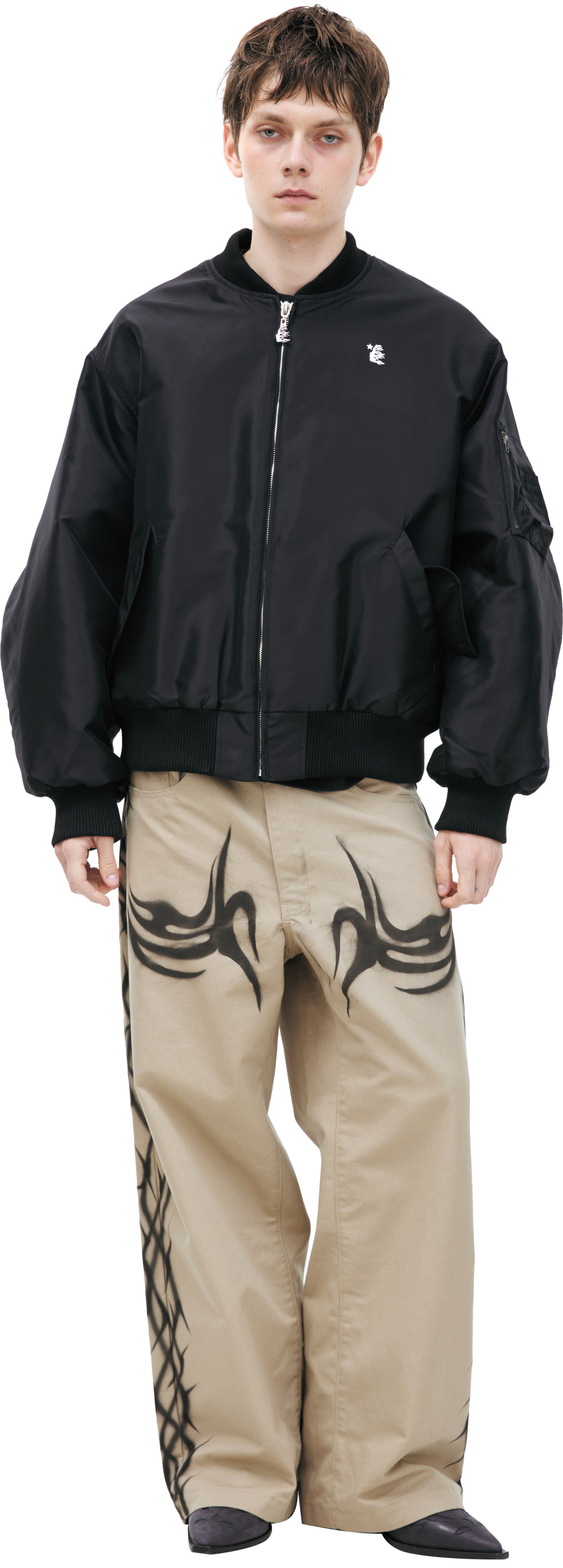 Hellstar Basic bomber jacket with logo