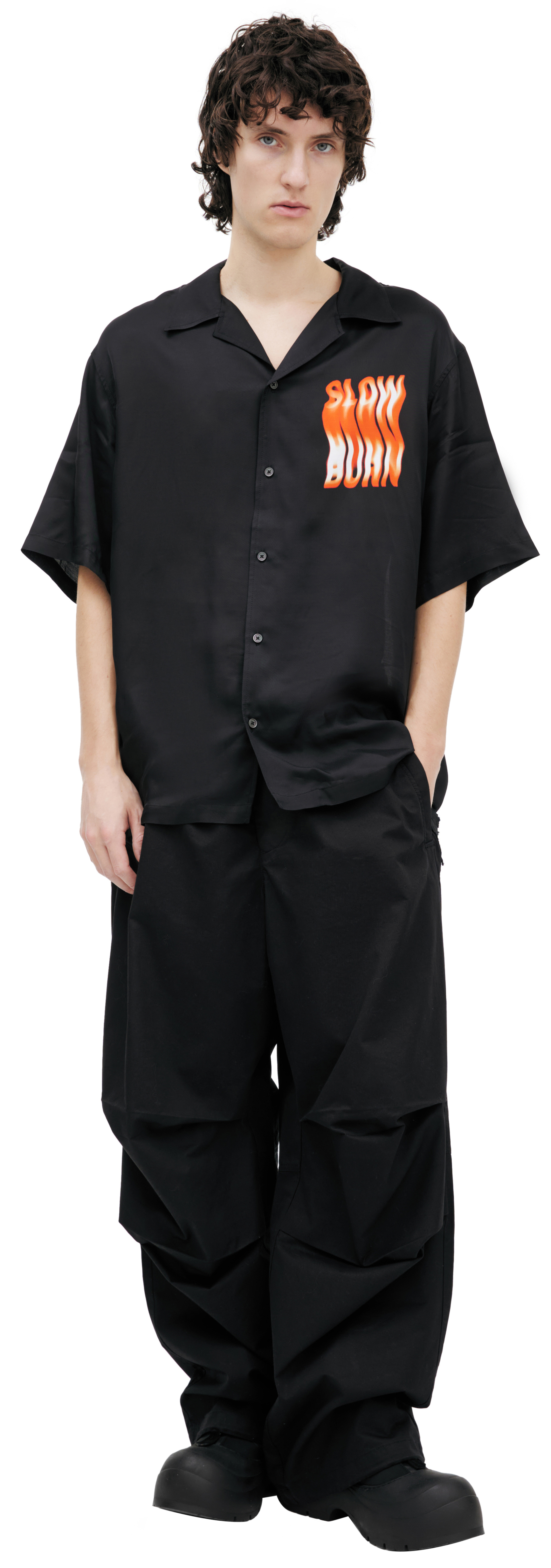 Diesel \'Slow burn\' print shirt