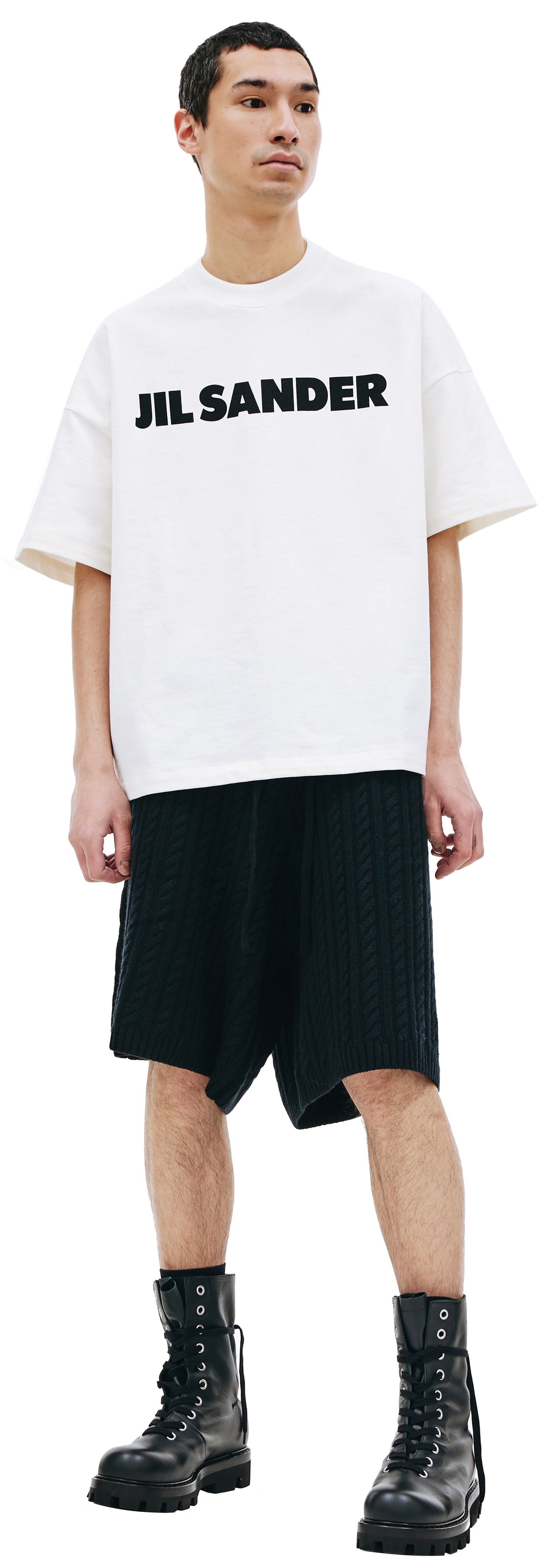 Jil Sander Logo printed t-shirt