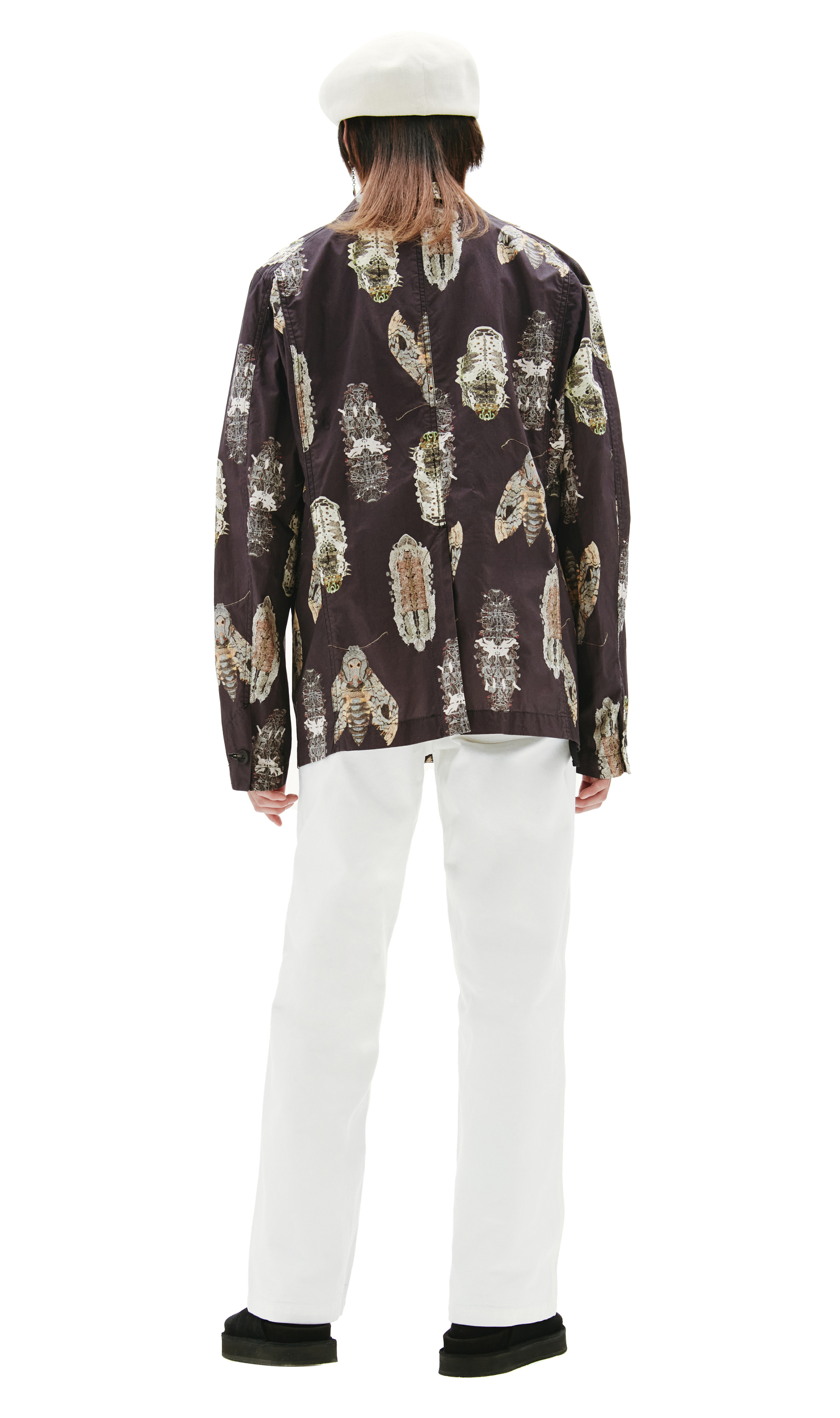 The Viridi-Anne Print Cotton Jacket