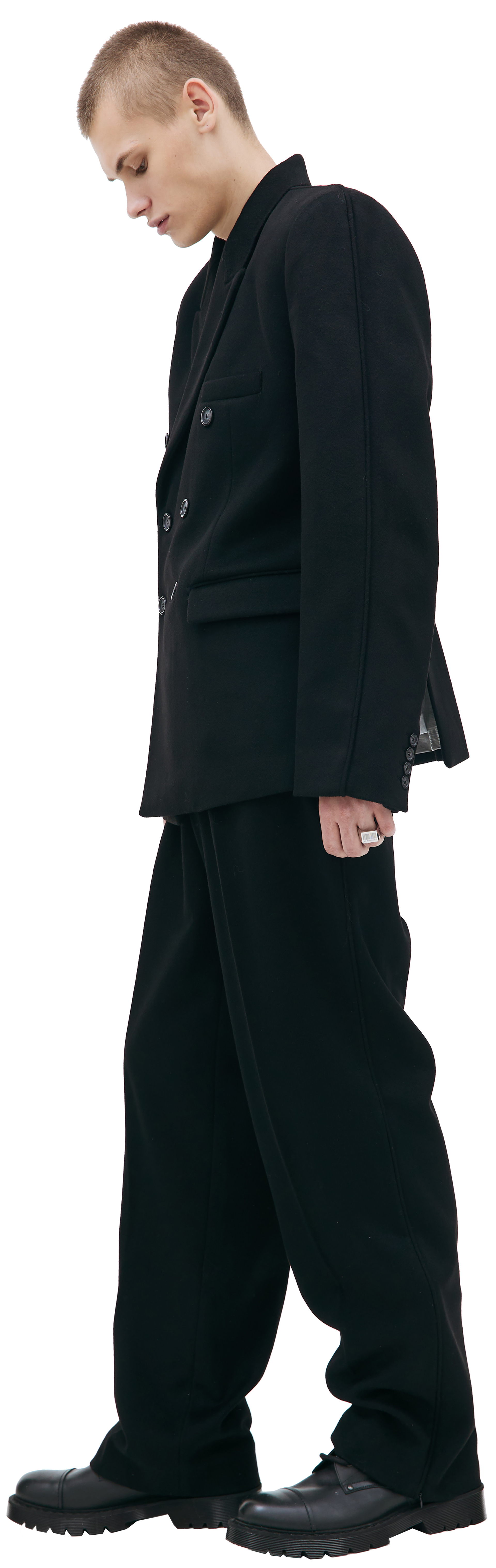 VTMNTS Black wool blazer