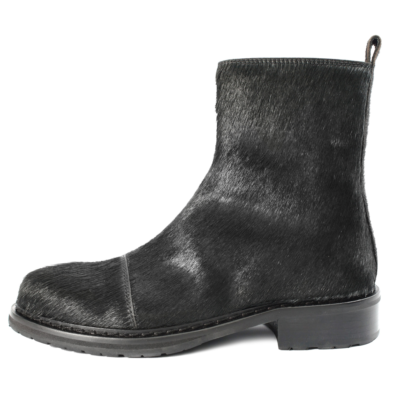 Ann Demeulemeester Pony Hair Ankle Boots