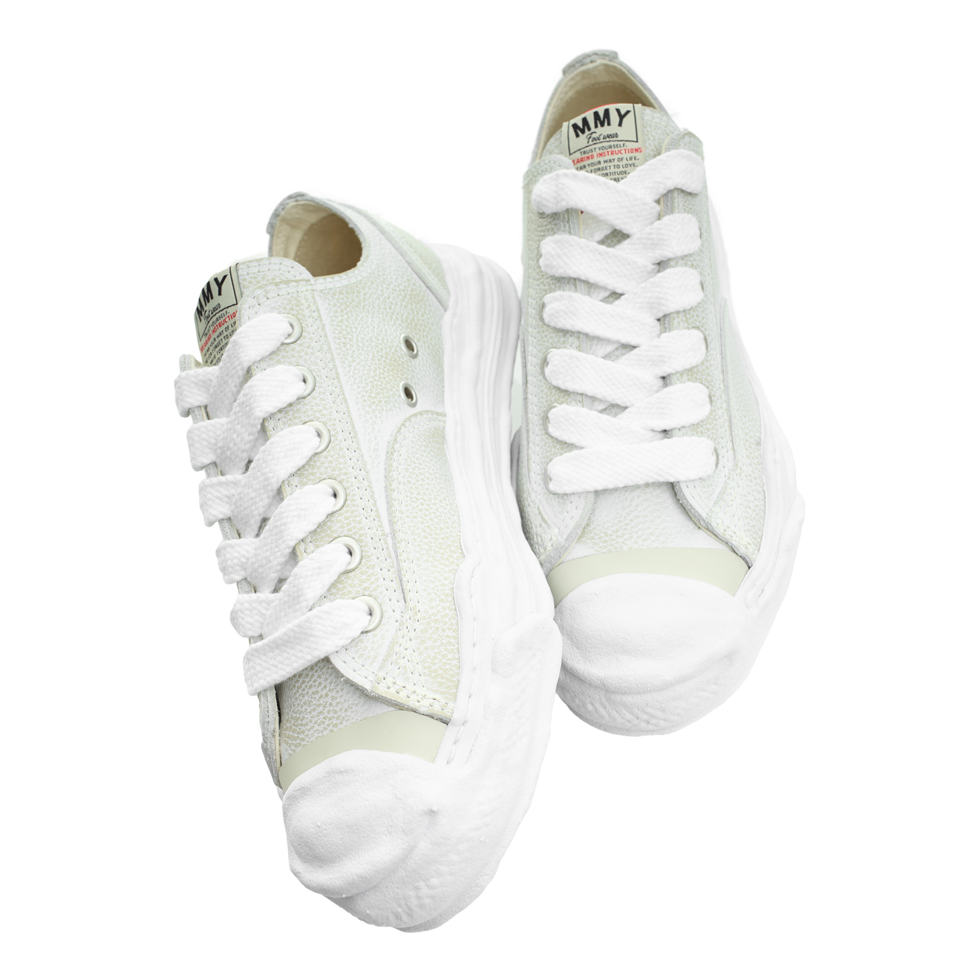 Maison Mihara Yasuhiro Scuffed leather sneakers