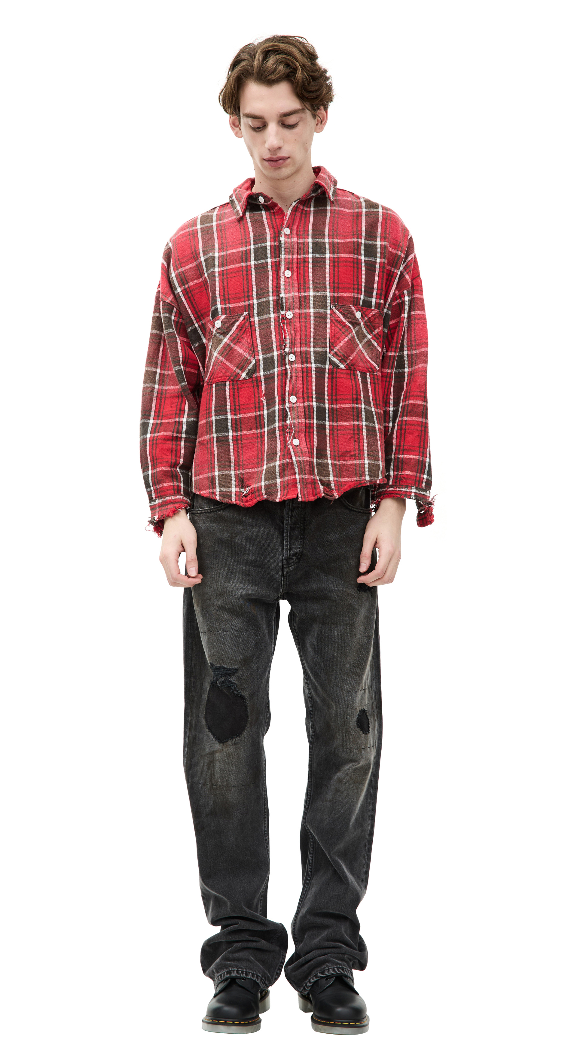 Saint Mxxxxxx Plaid flannel shirt