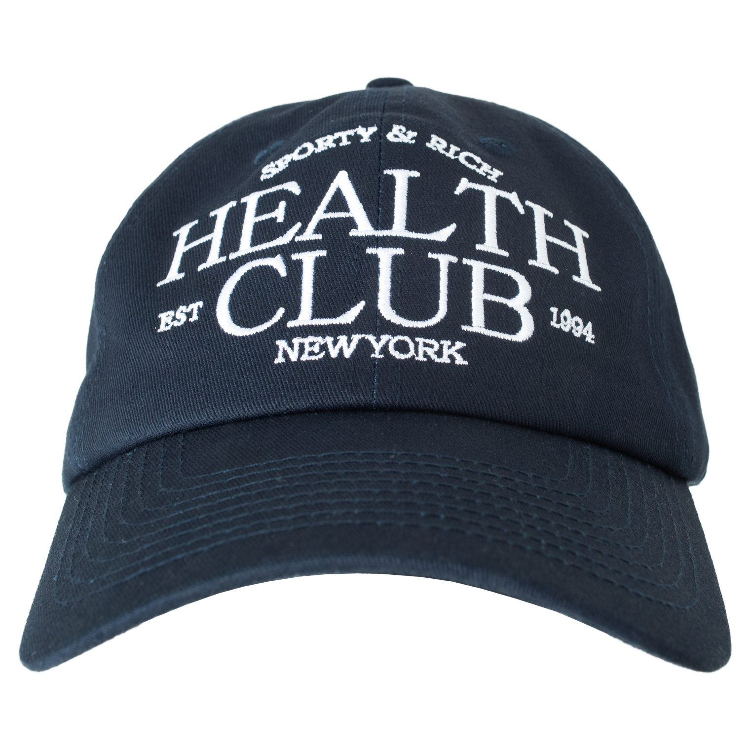 SPORTY & RICH \'Health Club\' embroidered cap