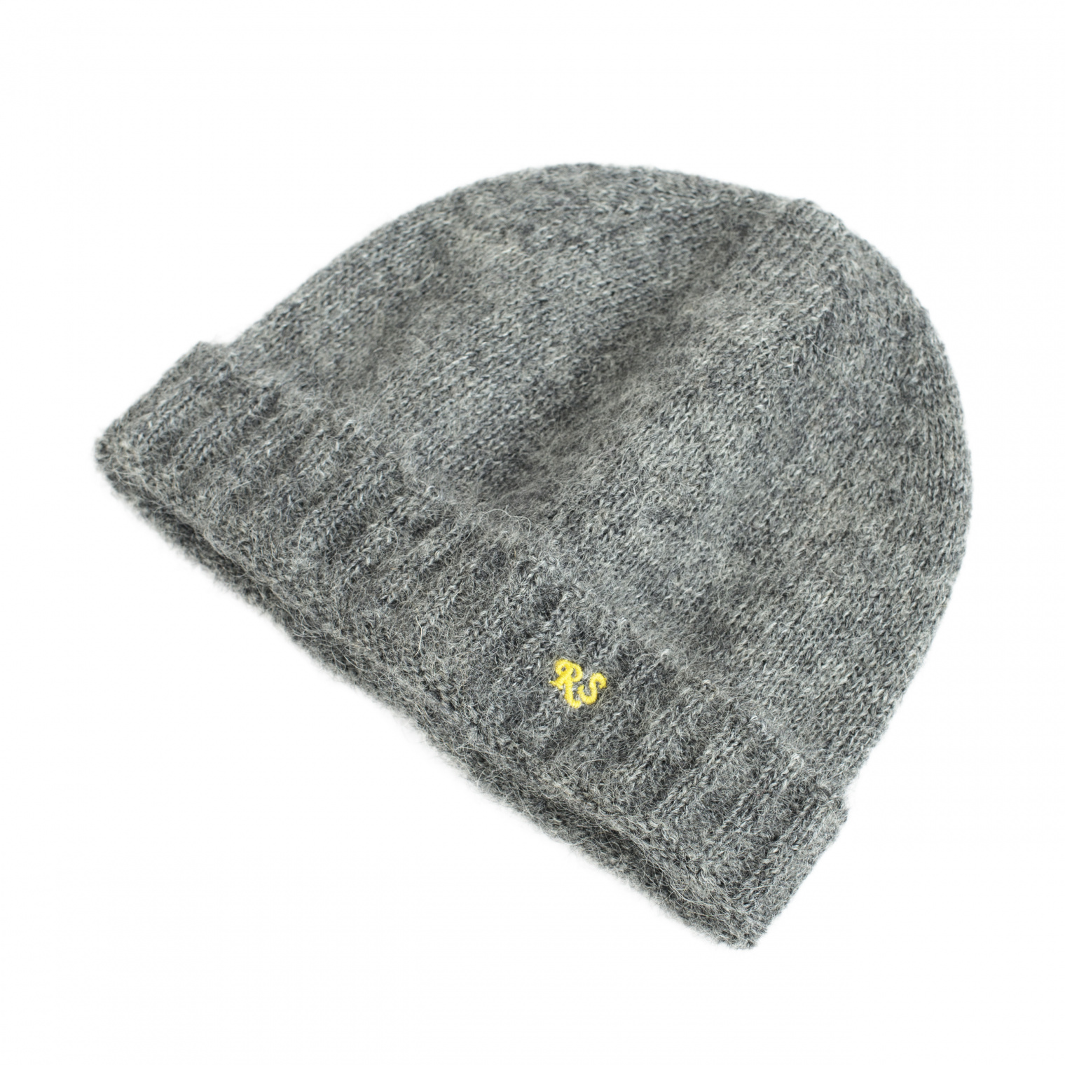 Raf Simons RS Knitted Beanie in grey