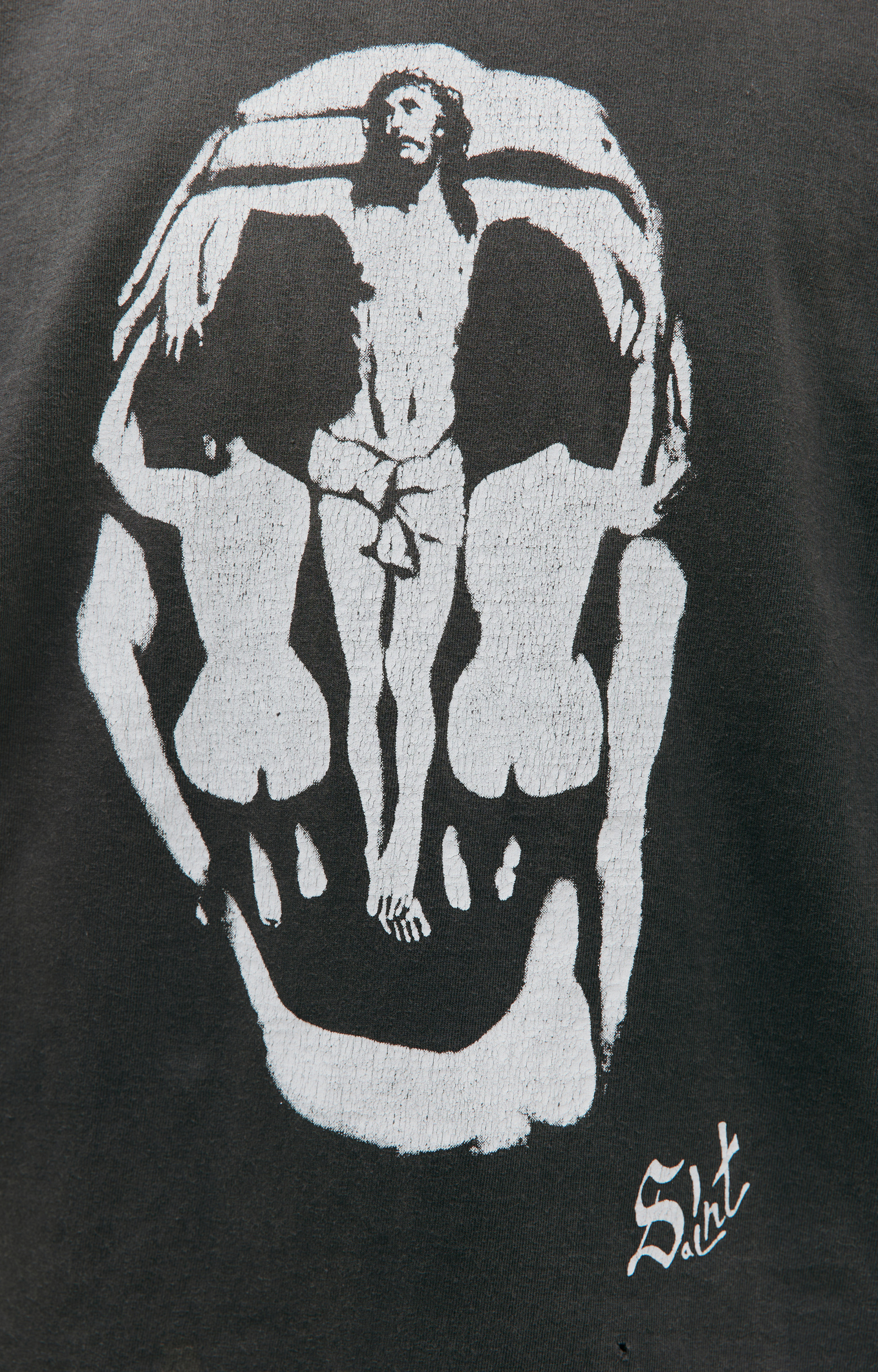 Saint Michael Jesus printed t-shirt