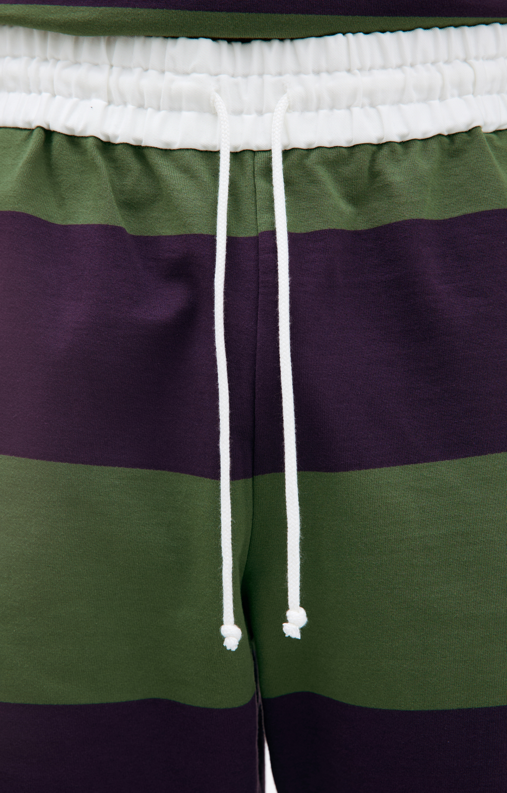 Dries Van Noten Striped Cotton Trousers