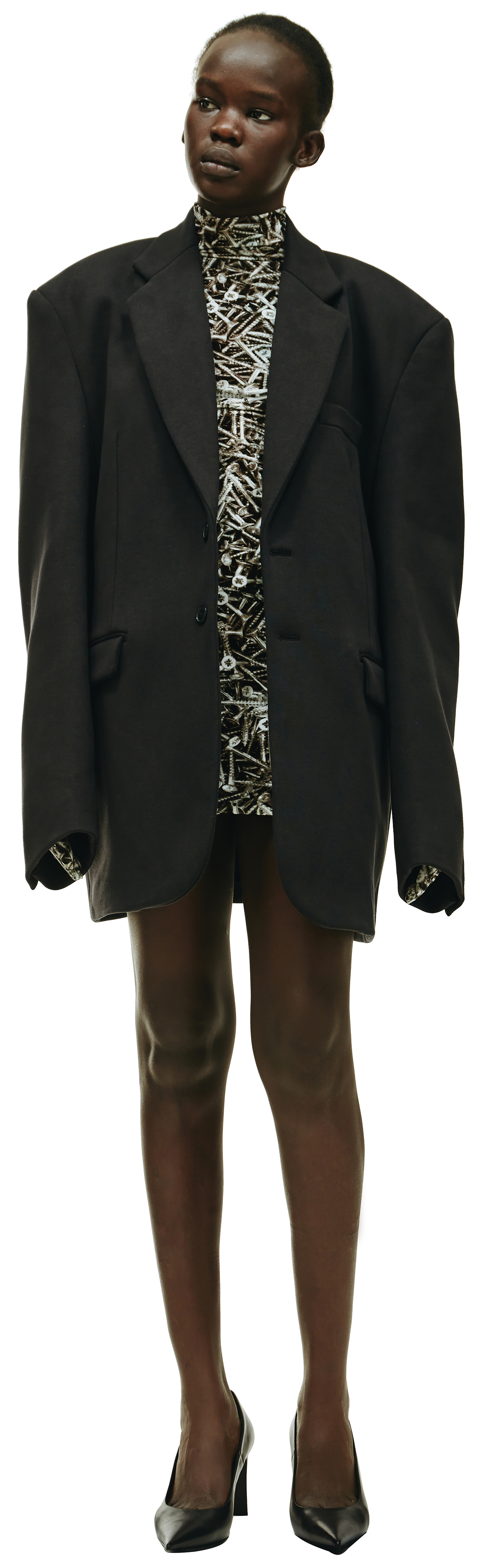 VETEMENTS Black oversized blazer