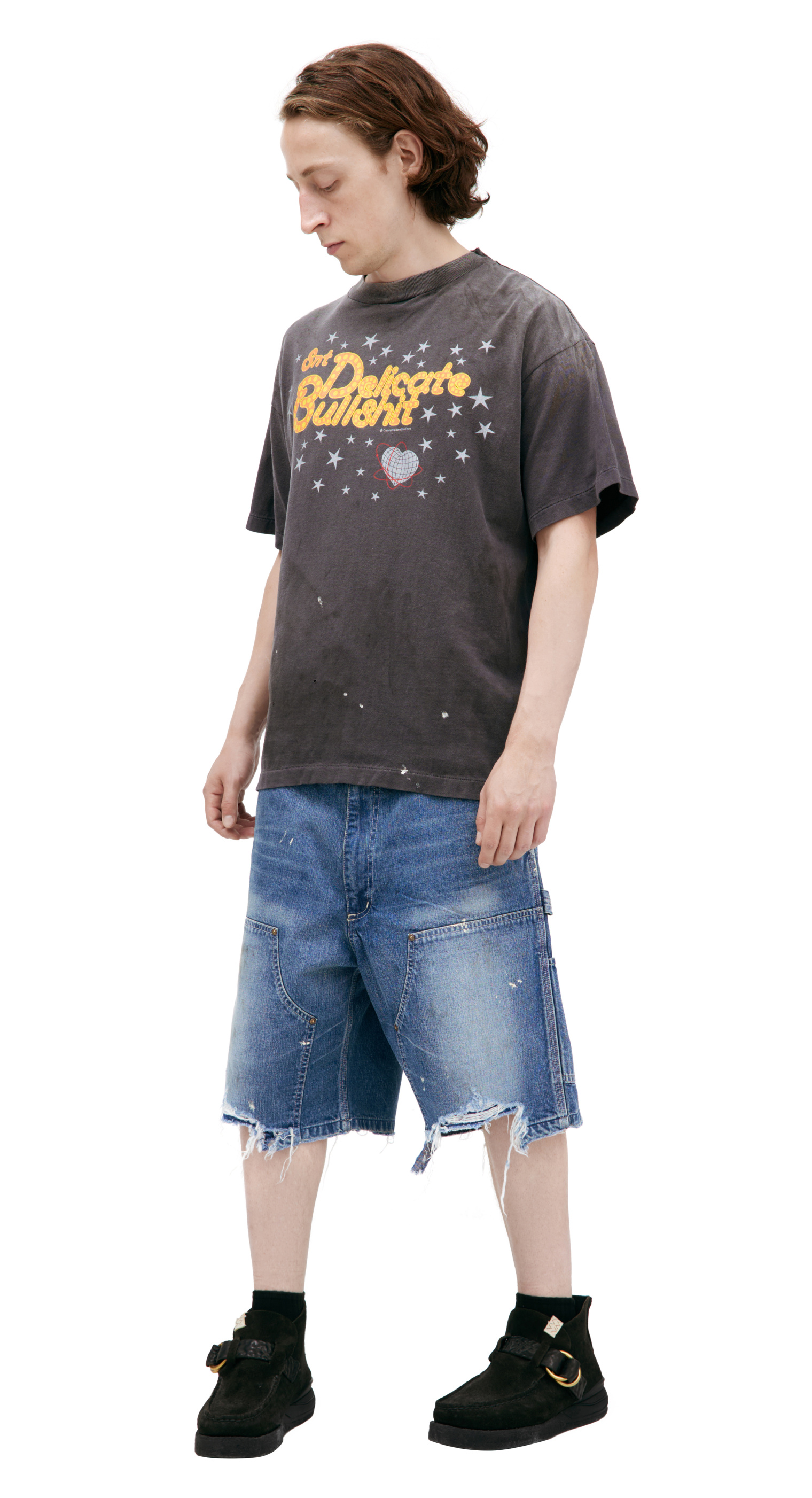 Saint Mxxxxxx Grey cotton T-shirt