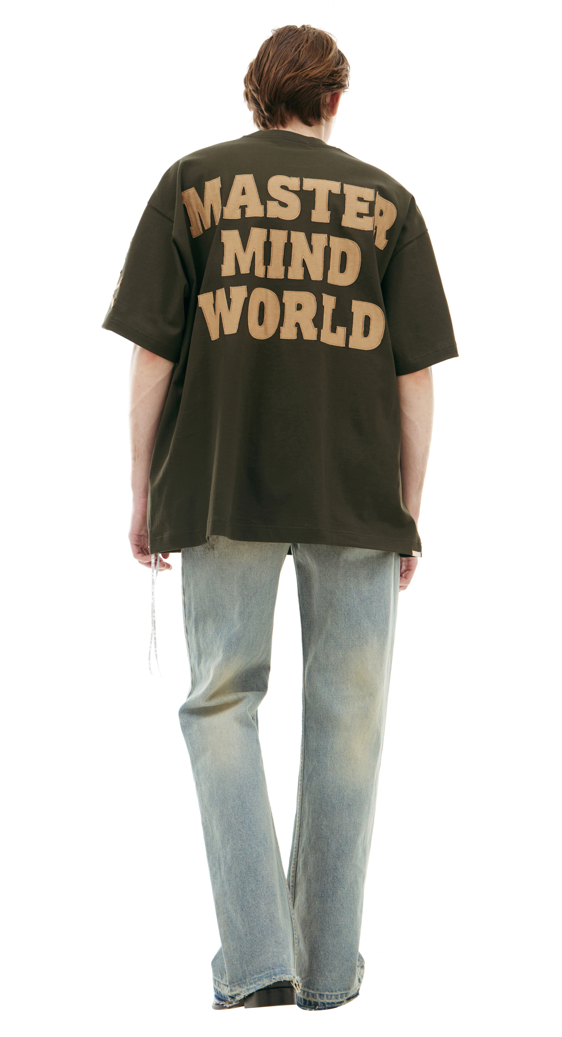 Mastermind WORLD T-shirt with logo on sleeves