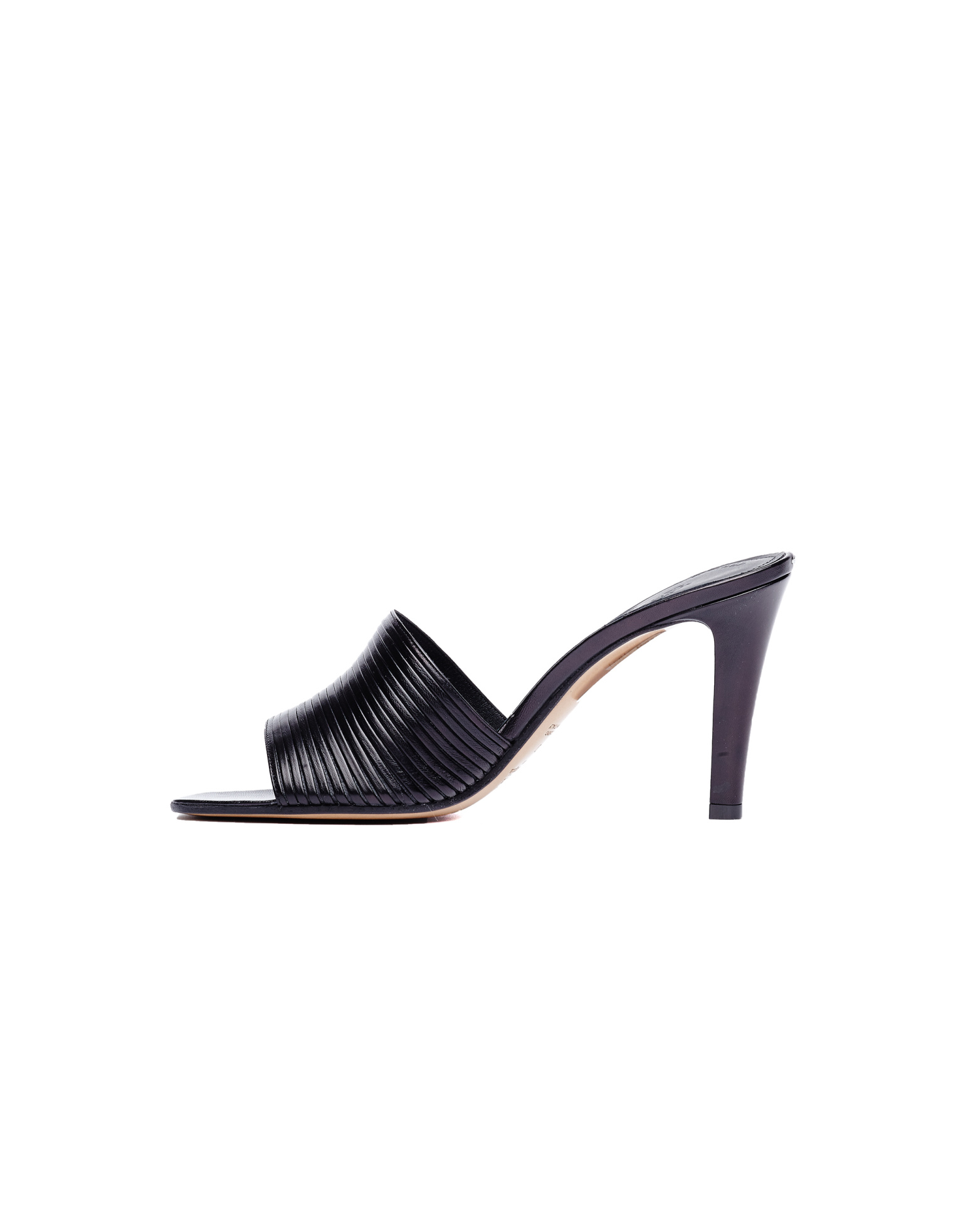 Maison Margiela Leather Open Toe Mules
