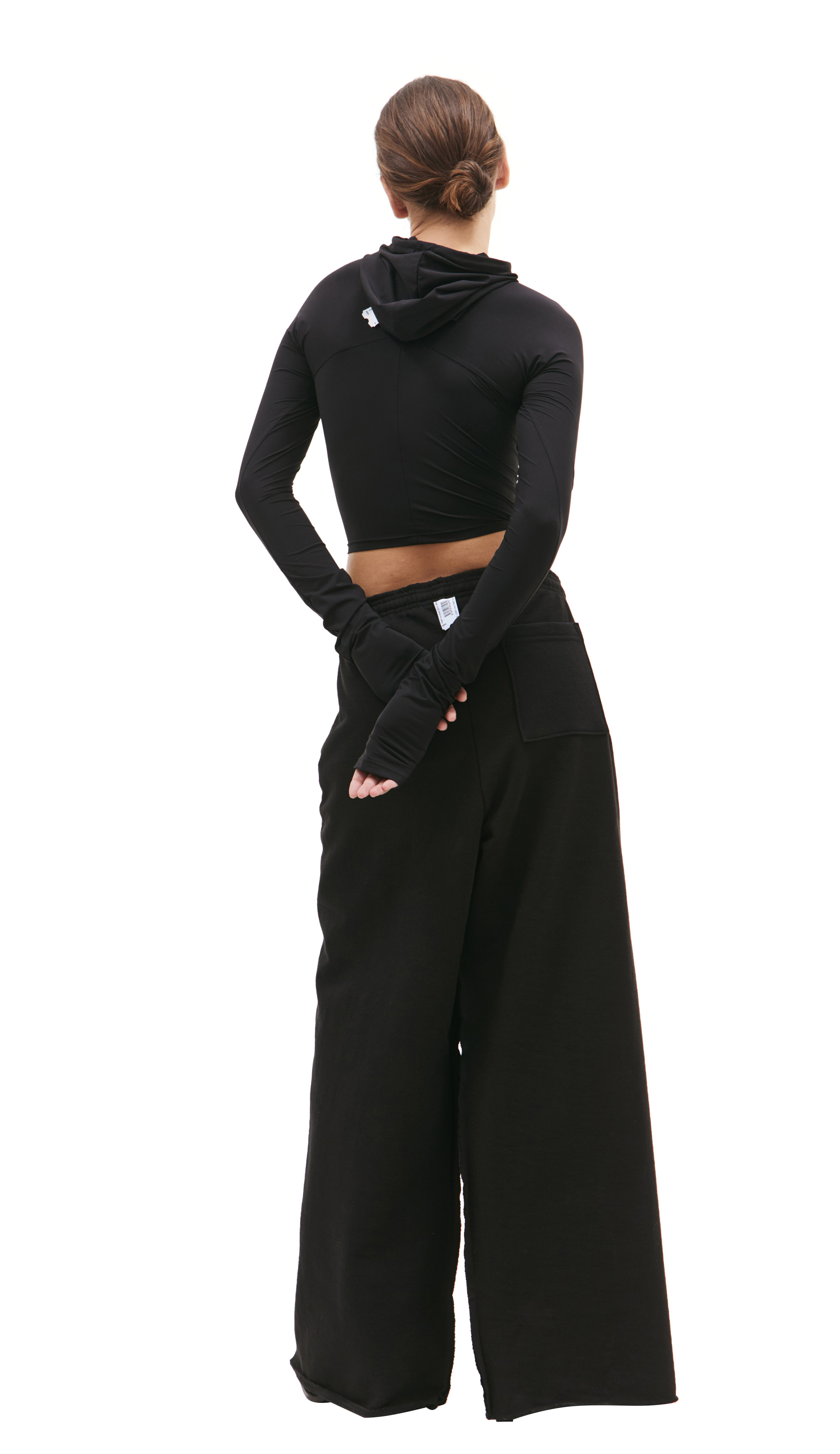 PROTOTYPES Black leggings hoodie