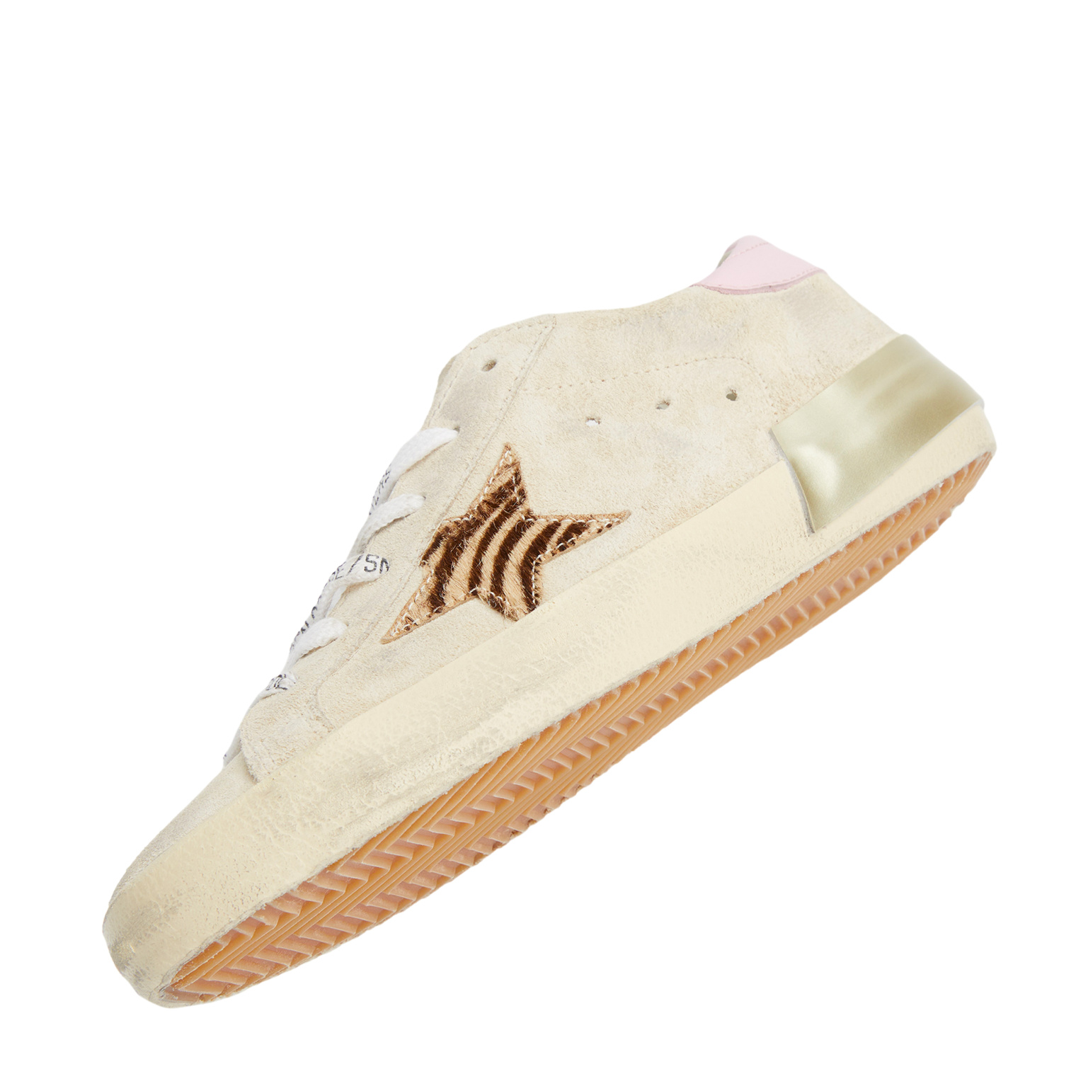 Golden Goose Super Star horsy zebra printed sneakers