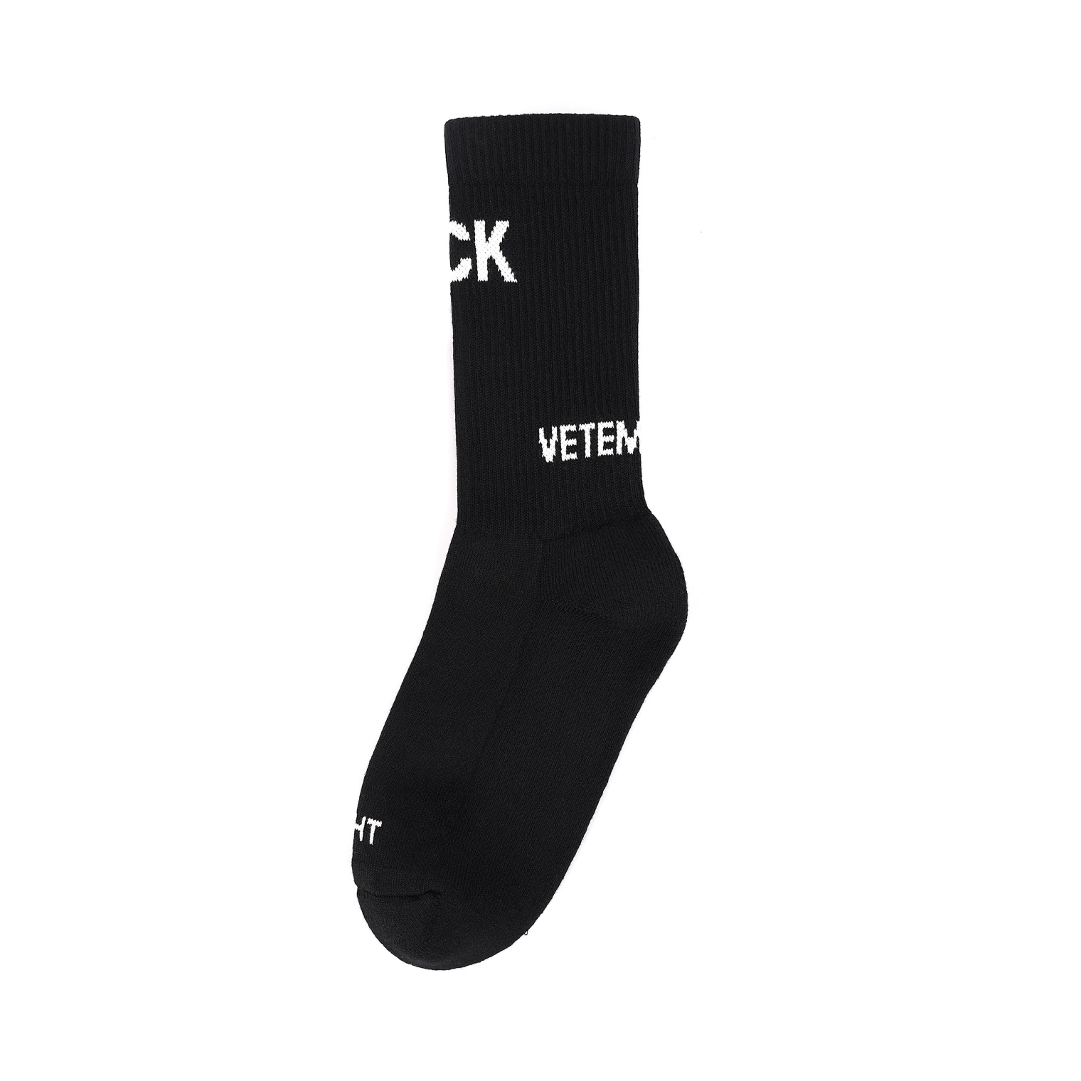 VETEMENTS Носки с логотипом и вышивкой Fuck