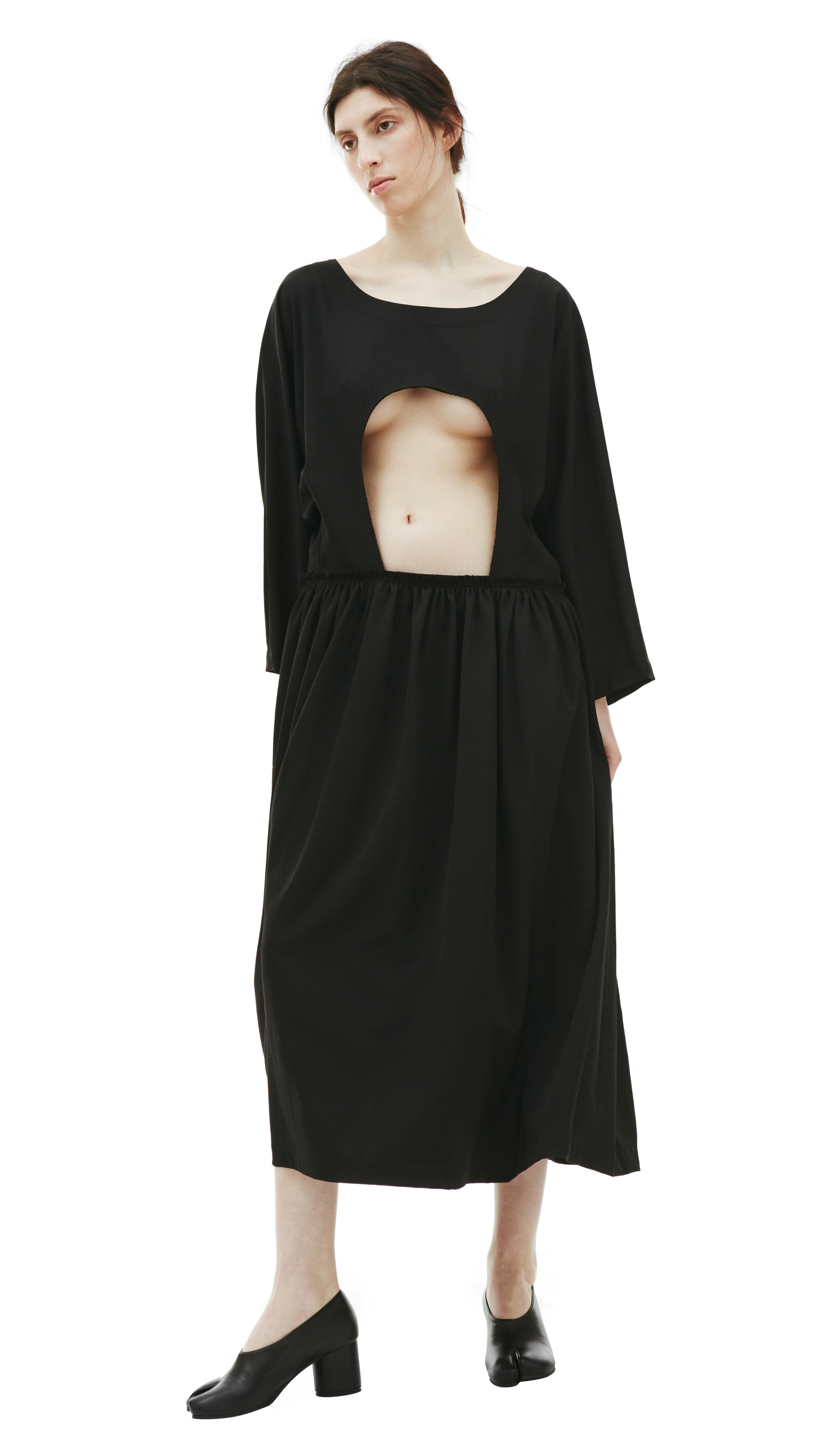 Comme des Garcons CdG Black Cut Out Dress