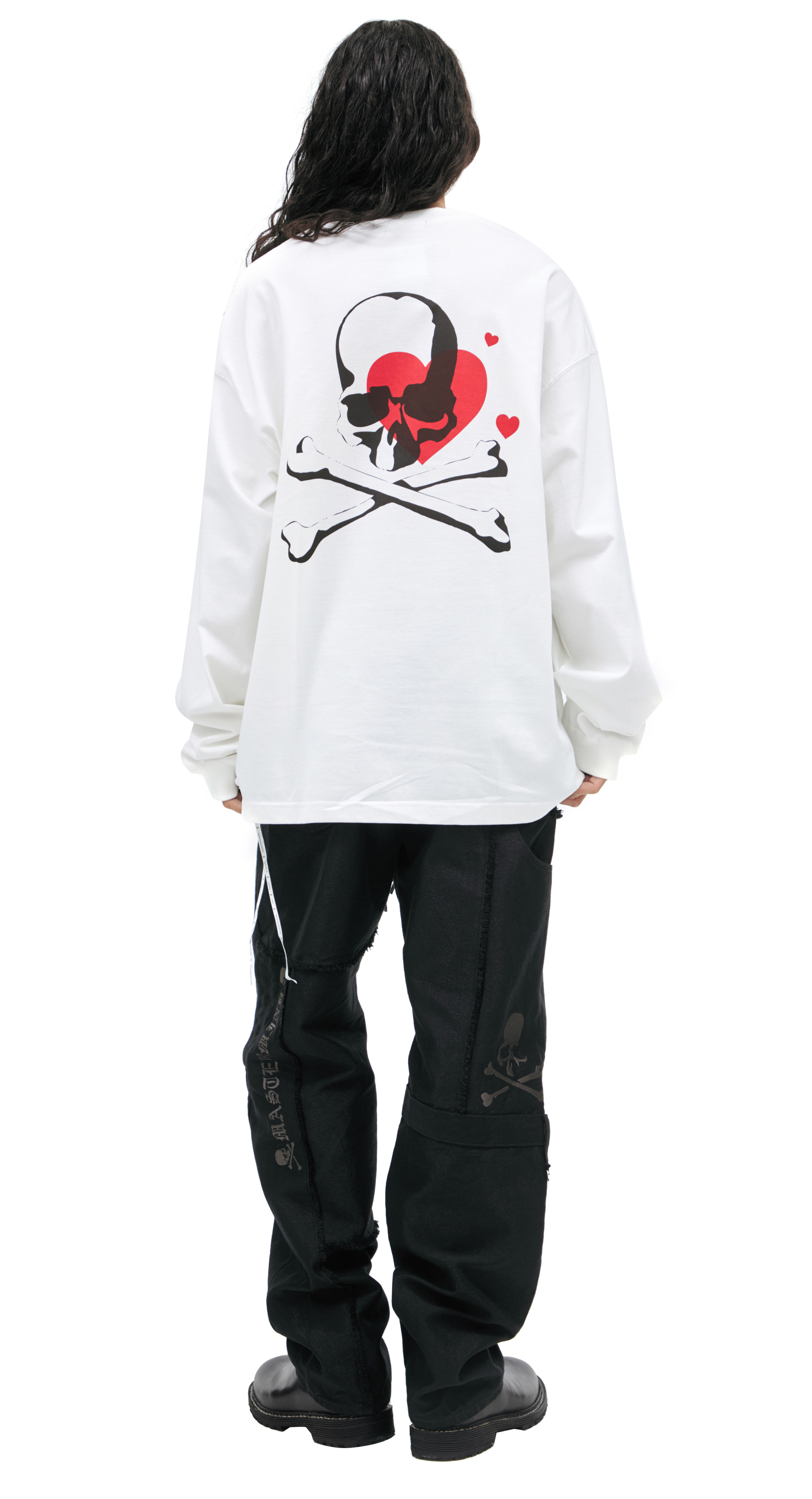 Mastermind WORLD White longsleeve with print