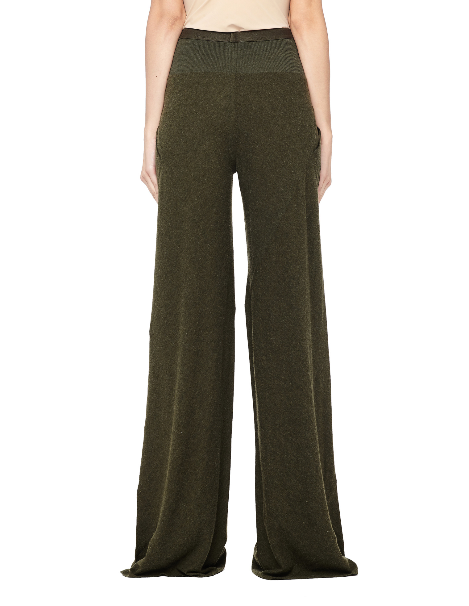 Rick Owens Lilies Широкие трикотажные брюки
