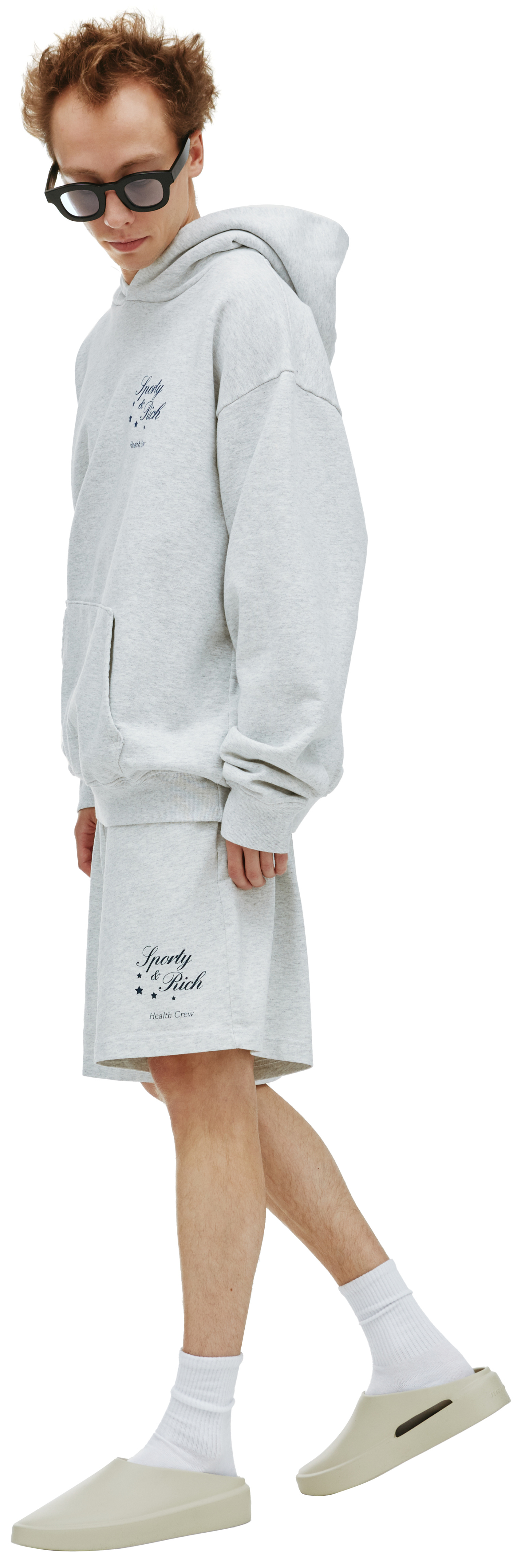 SPORTY & RICH Hoodie Star Health Crew