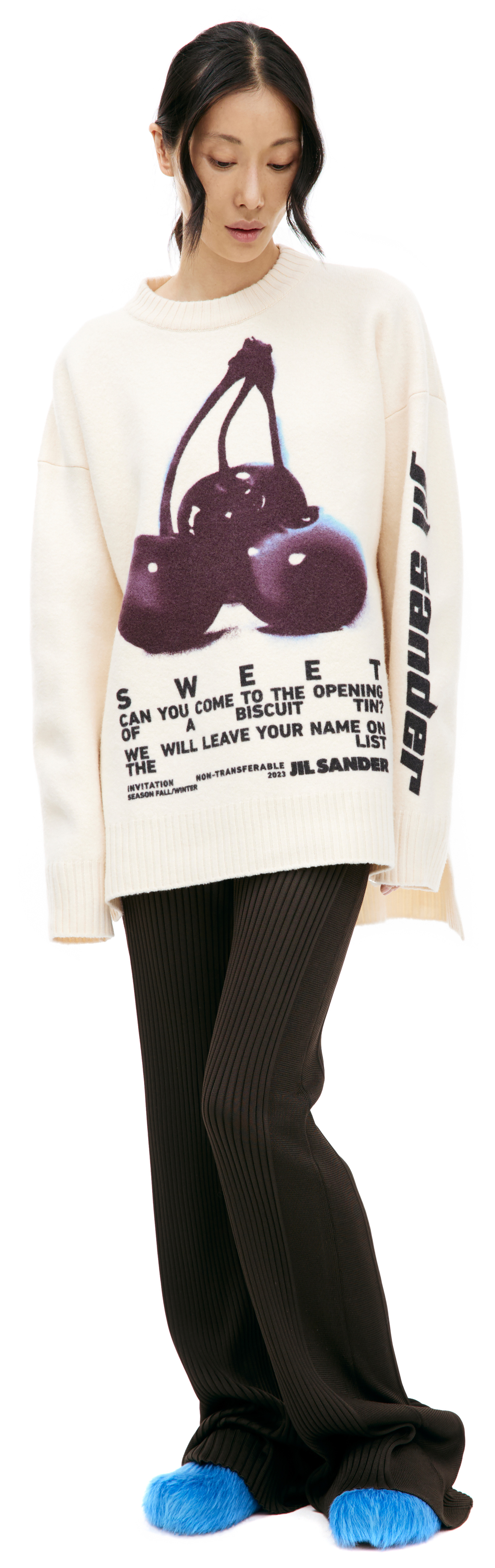 Jil Sander Printed wool sweater