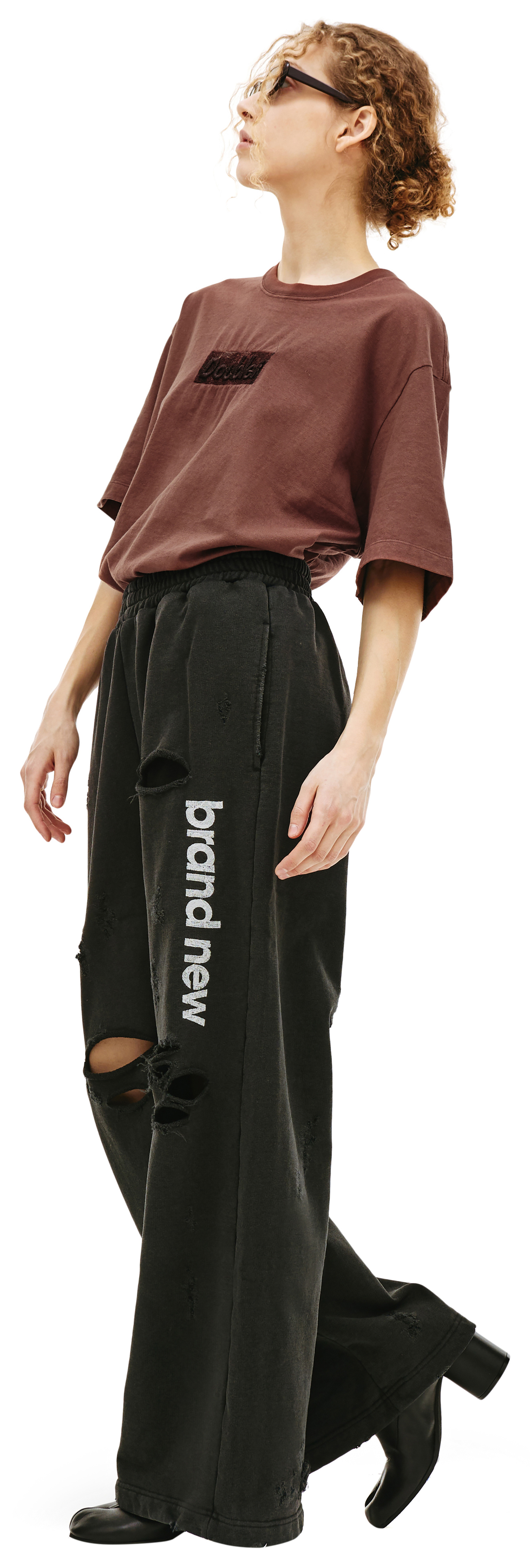 Doublet Black destroyed sweatpants