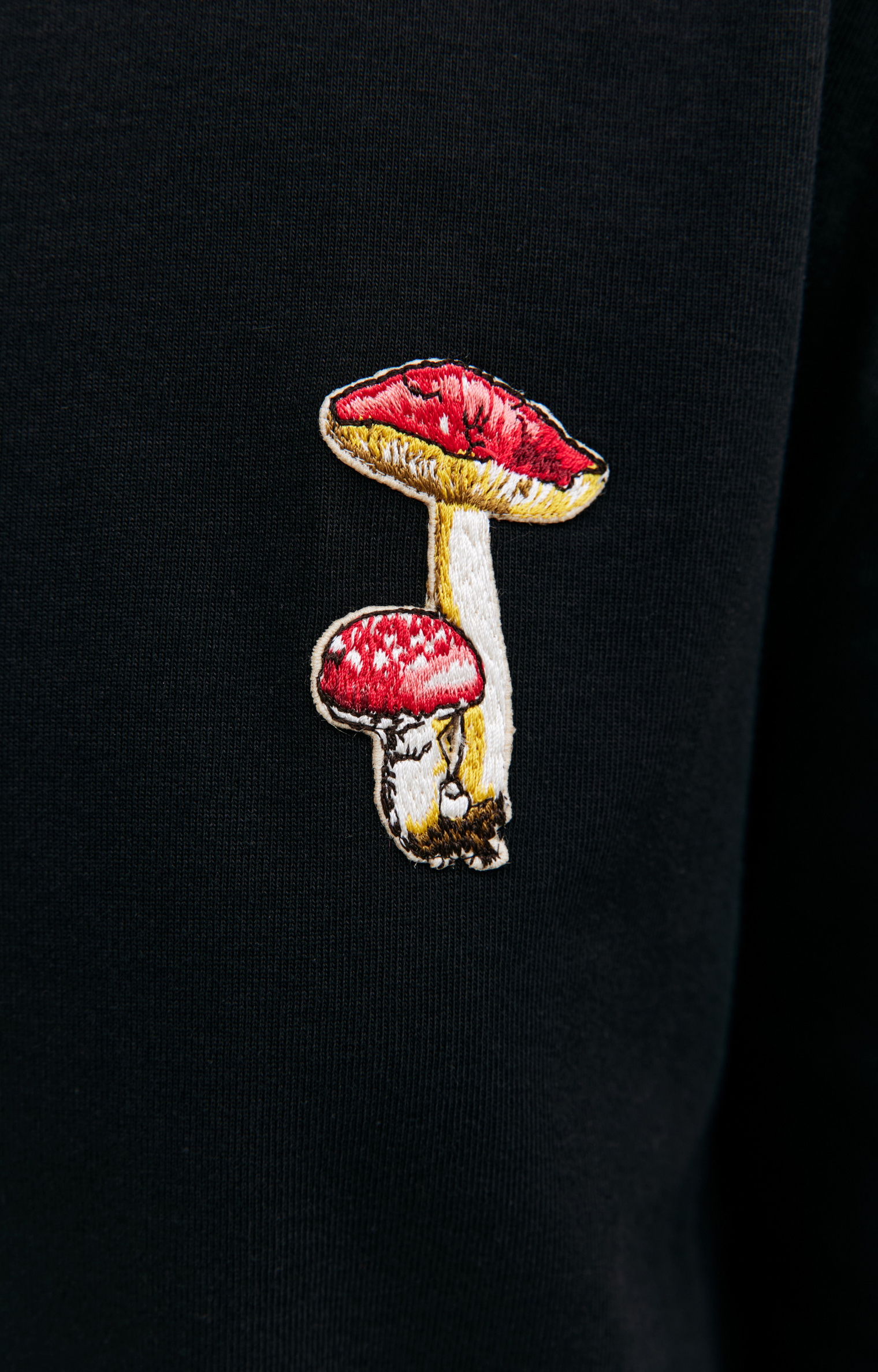 Jil Sander Mushroom embroidered longsleeve