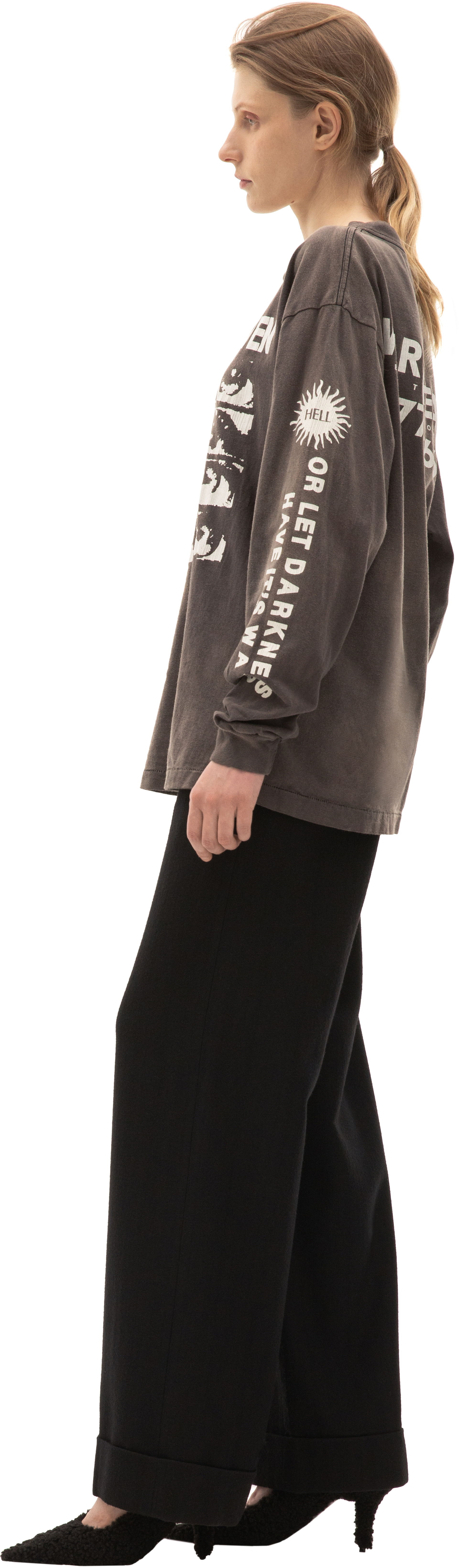 Saint Michael War in heaven Longsleeve in brown