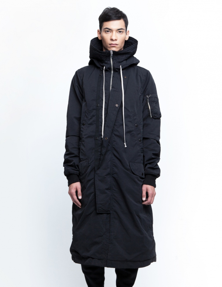 DRKSHDW by Rick Owens Hooded parka