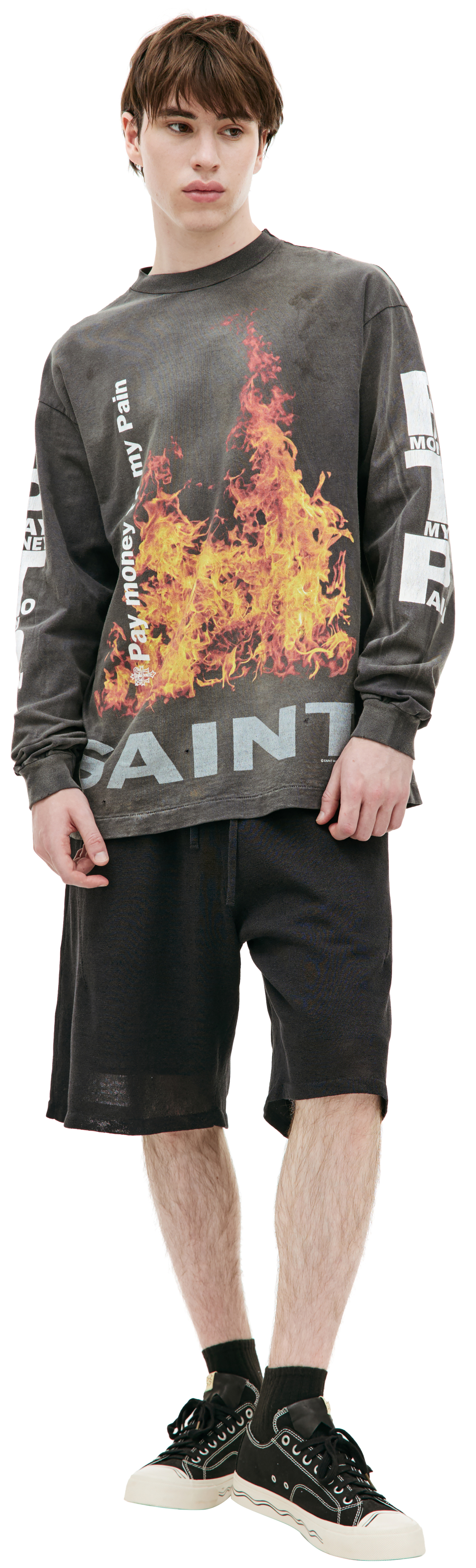 Saint Mxxxxxx \'PAY MONEY\' printed longsleeve