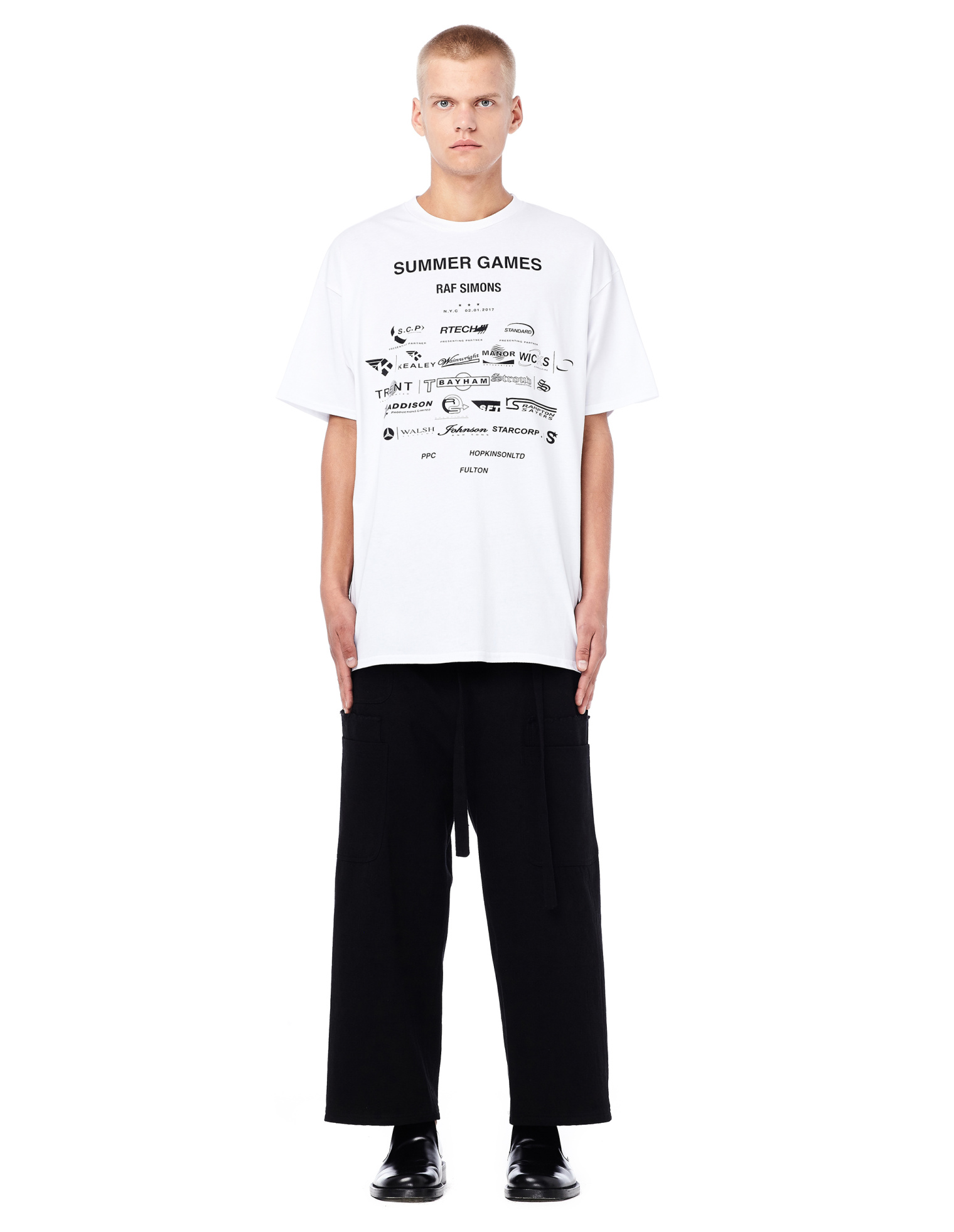 Raf Simons Summer Games Oversized Cotton T-Shirt