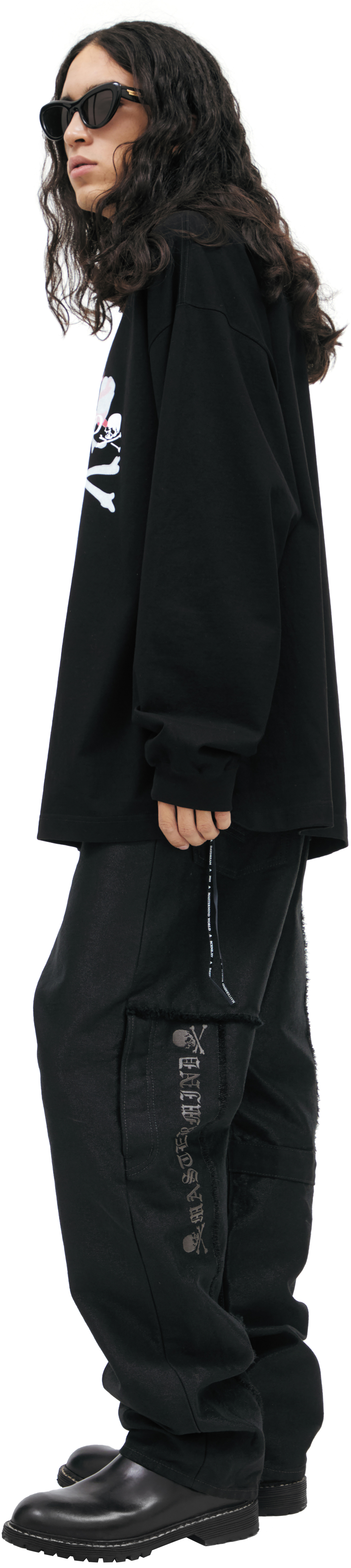 Mastermind WORLD Black print longsleeve
