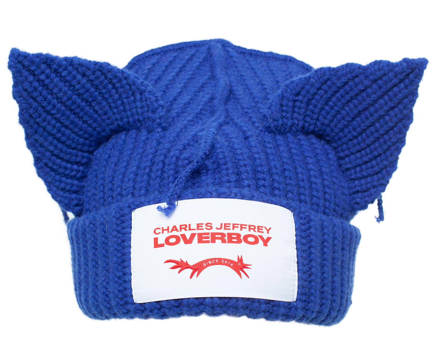 CHARLES JEFFREY LOVERBOY Knitted wool beanie