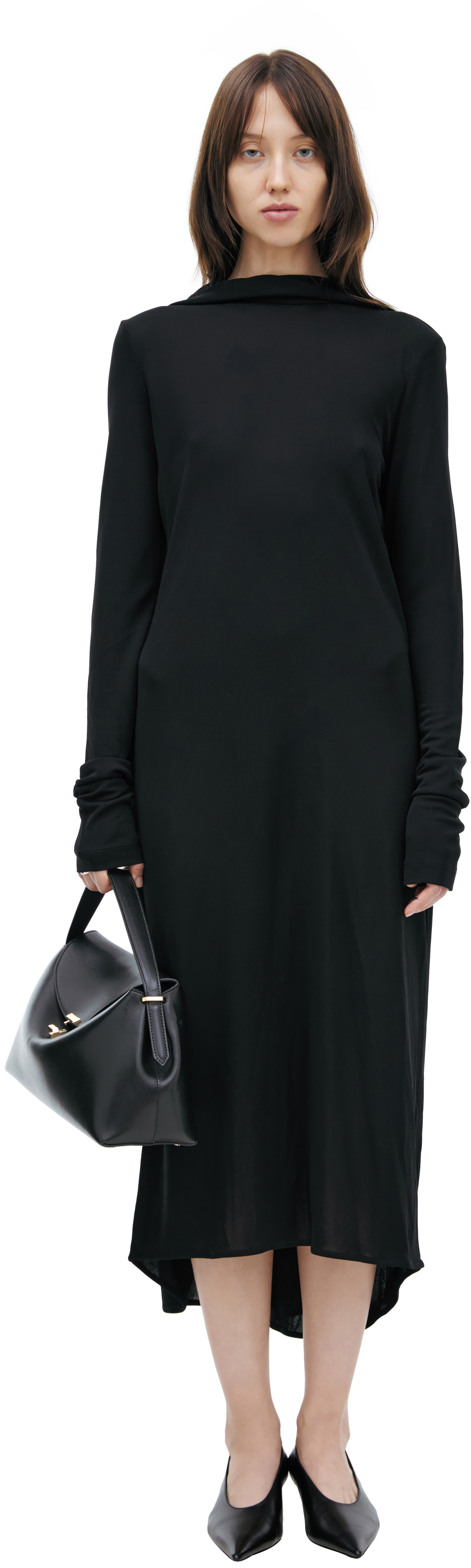 TOTEME Black dress with neckline